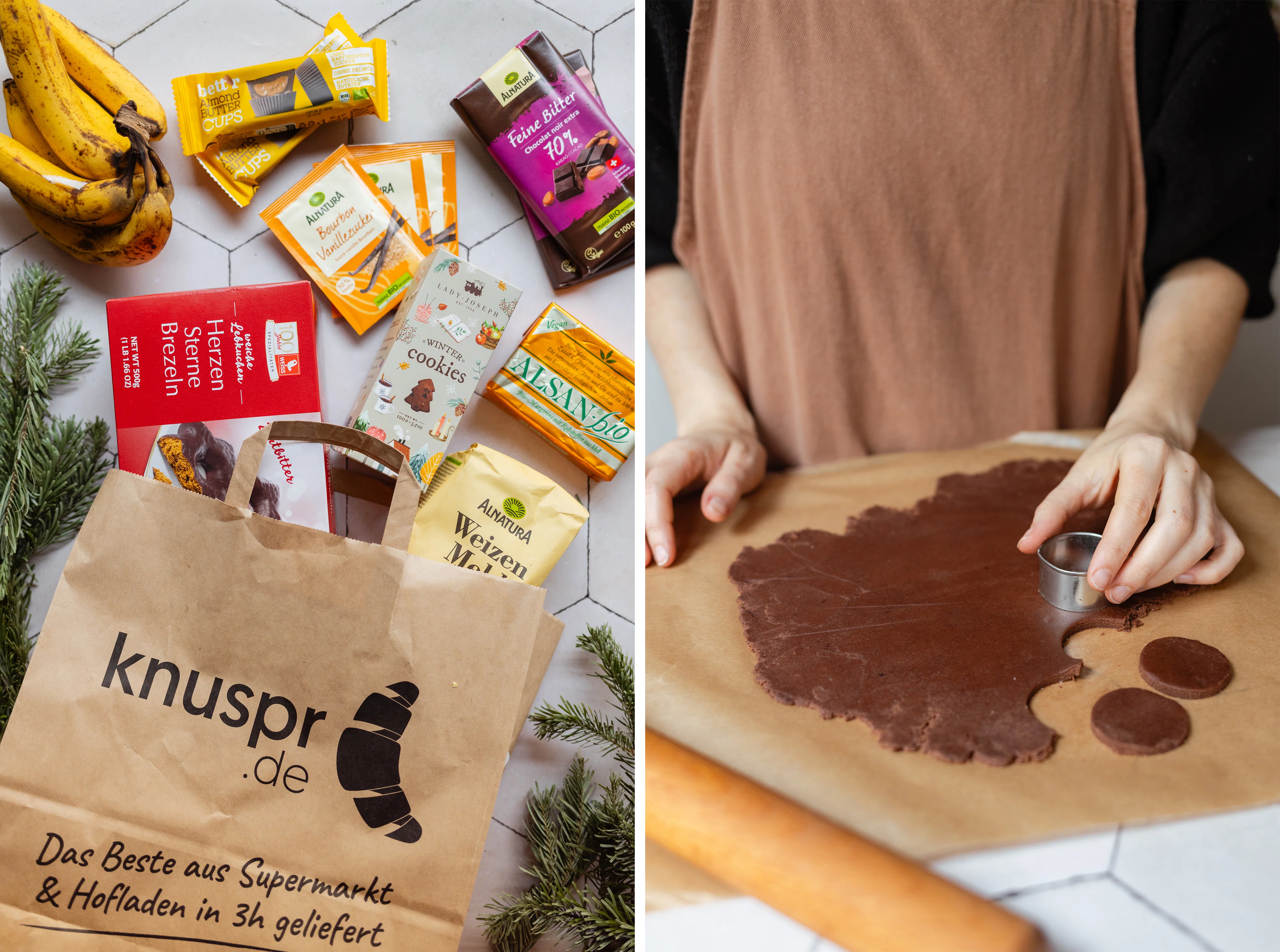 R990 Vegane Maulwurfkuchen-Plätzchen