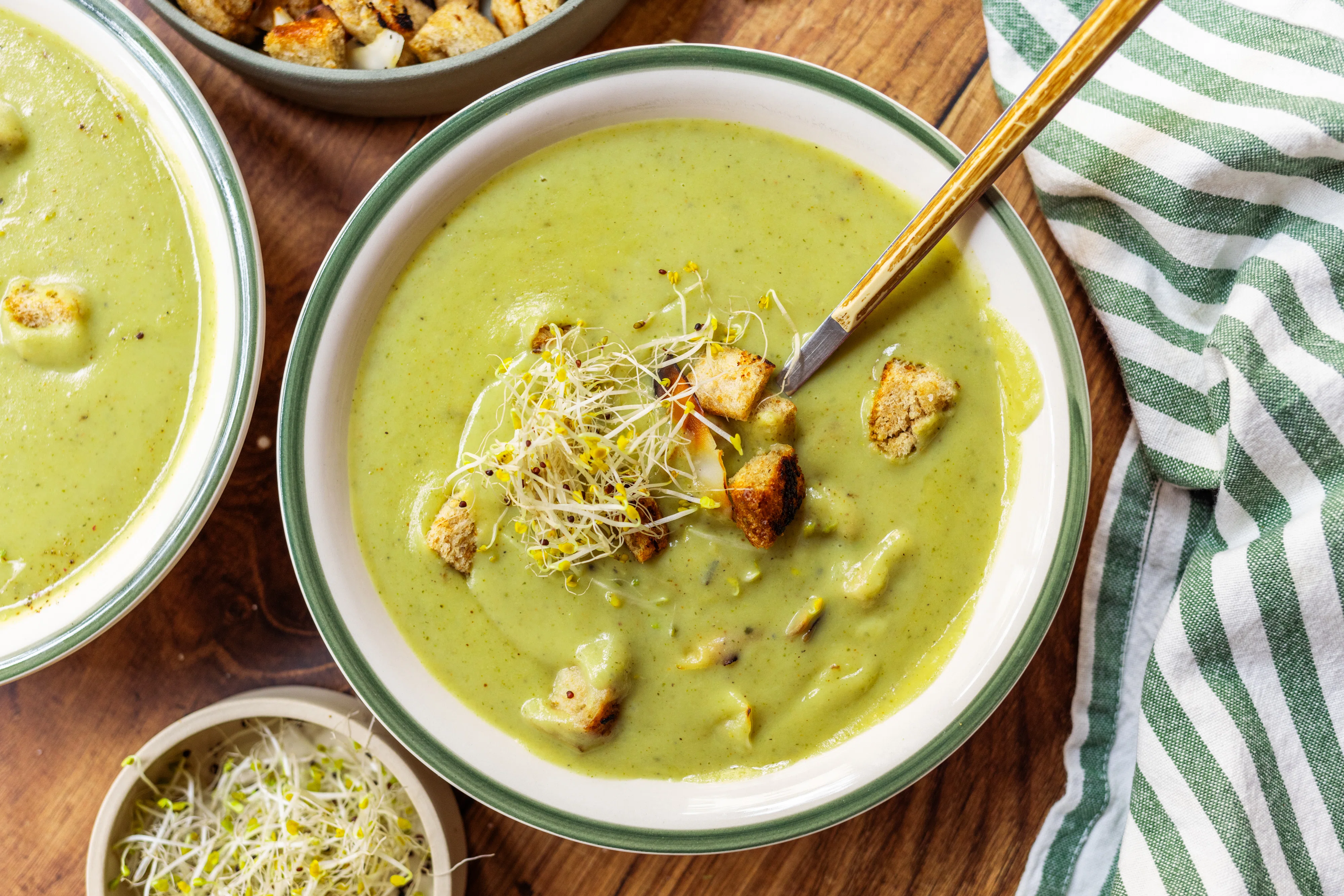 Vegane Brokkolisuppe