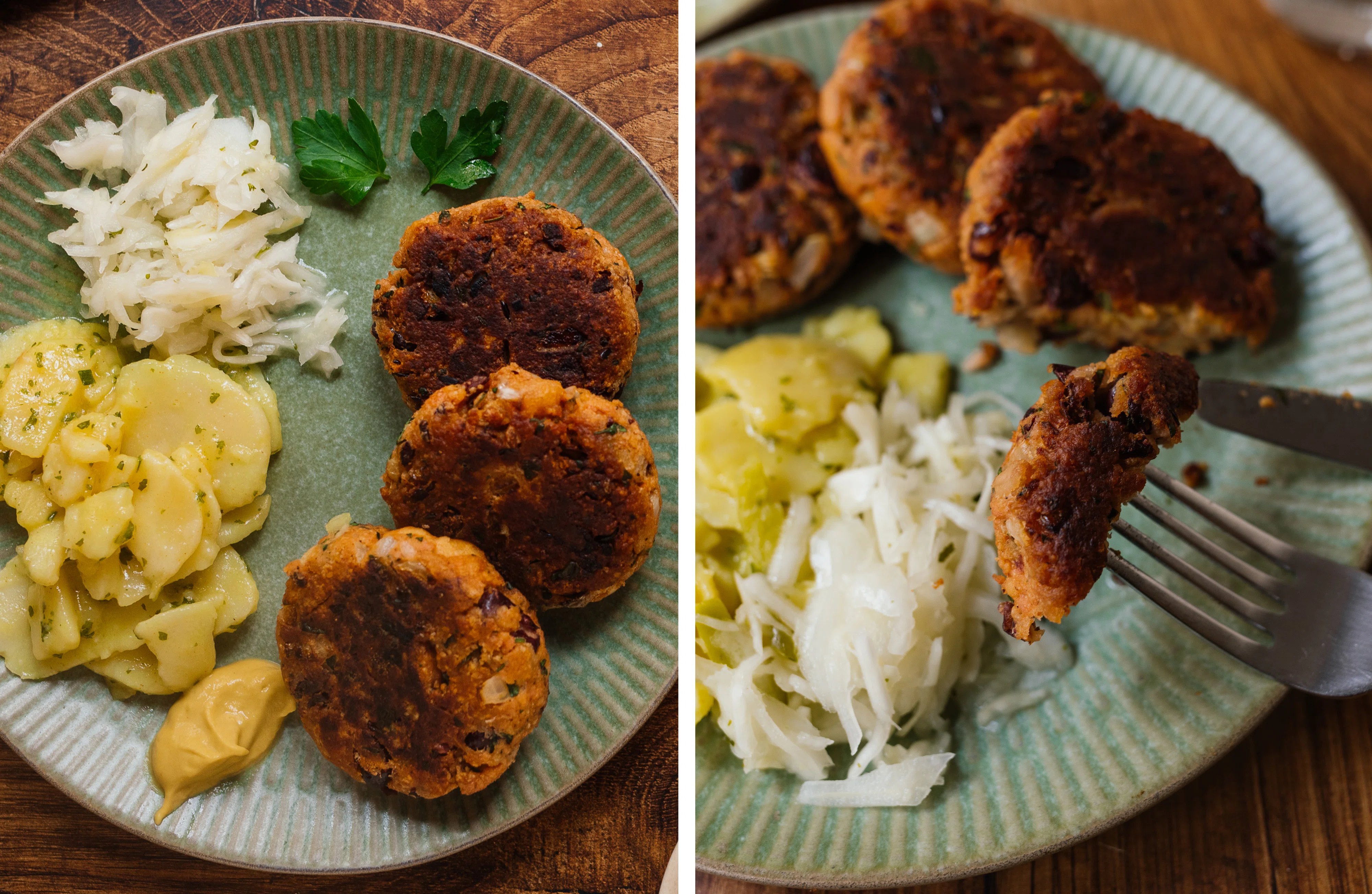 R502 Vegan German Meatballs (Frikadellen)