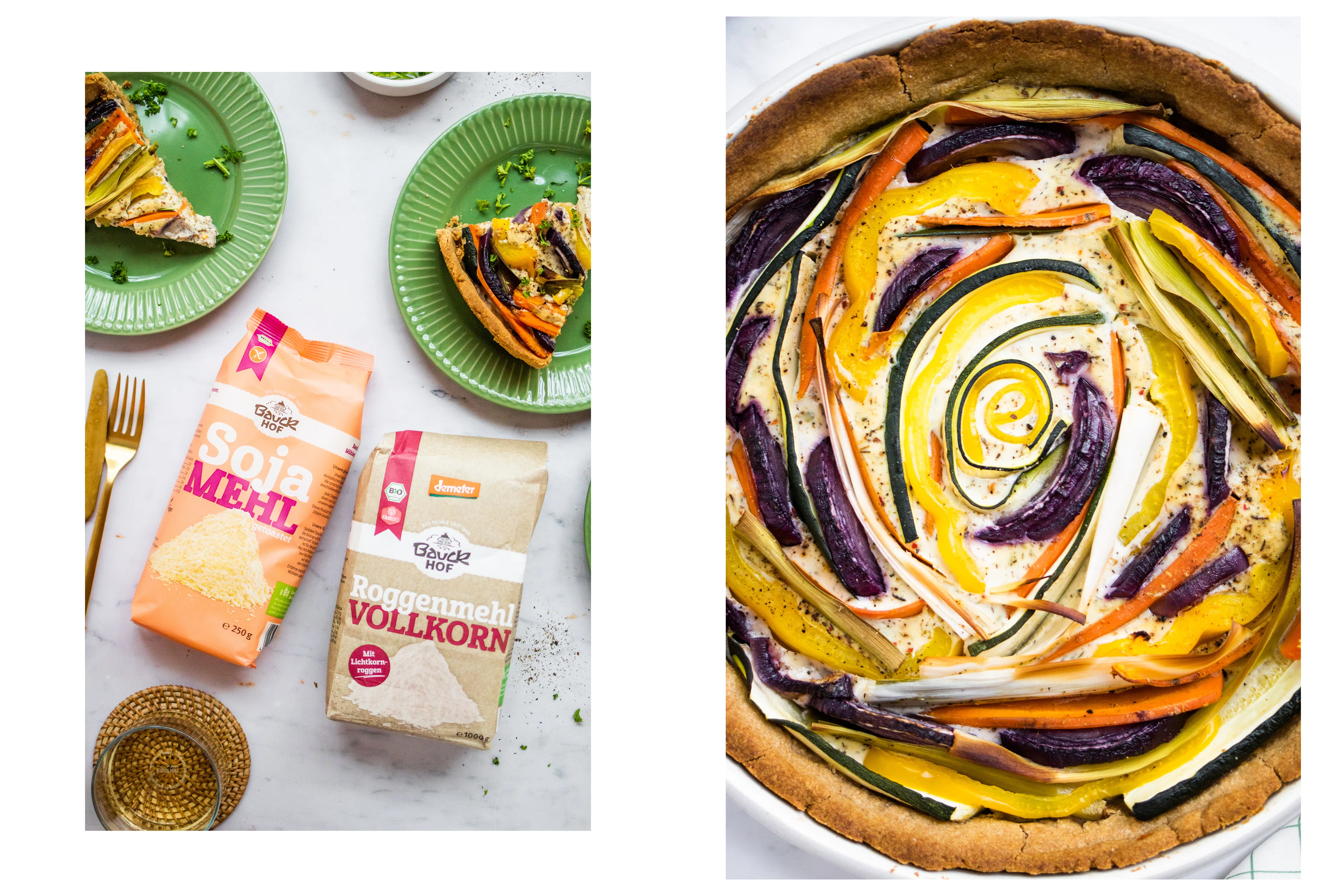 R650 Vegan Vegetable Quiche