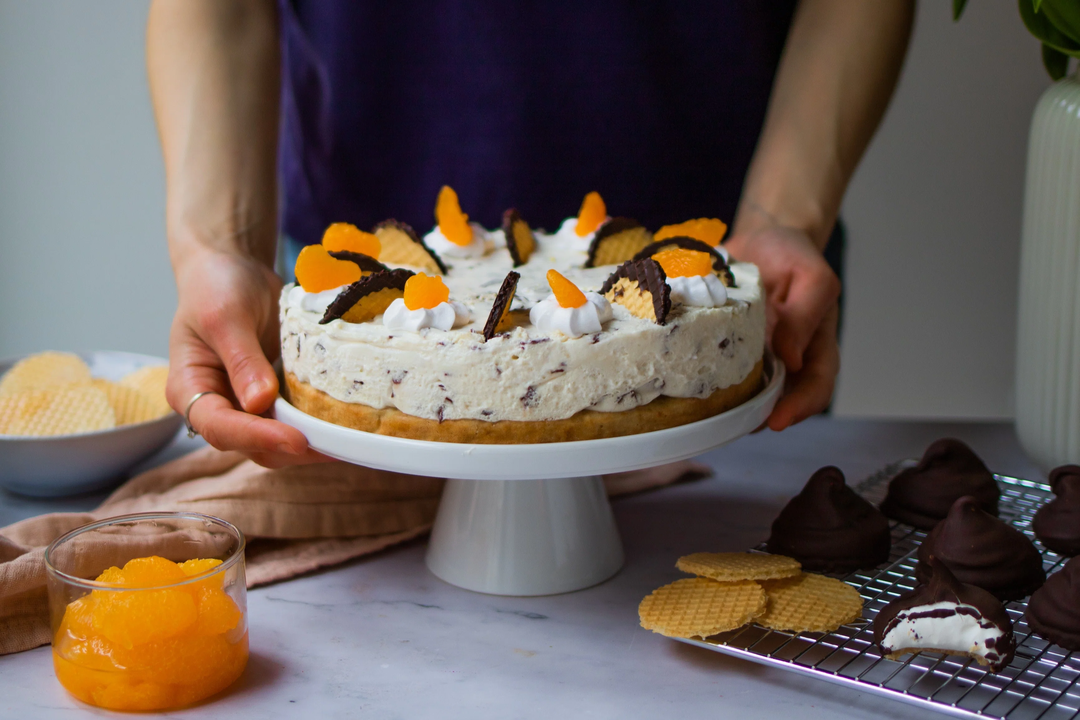Vegane Schokokuss-Torte