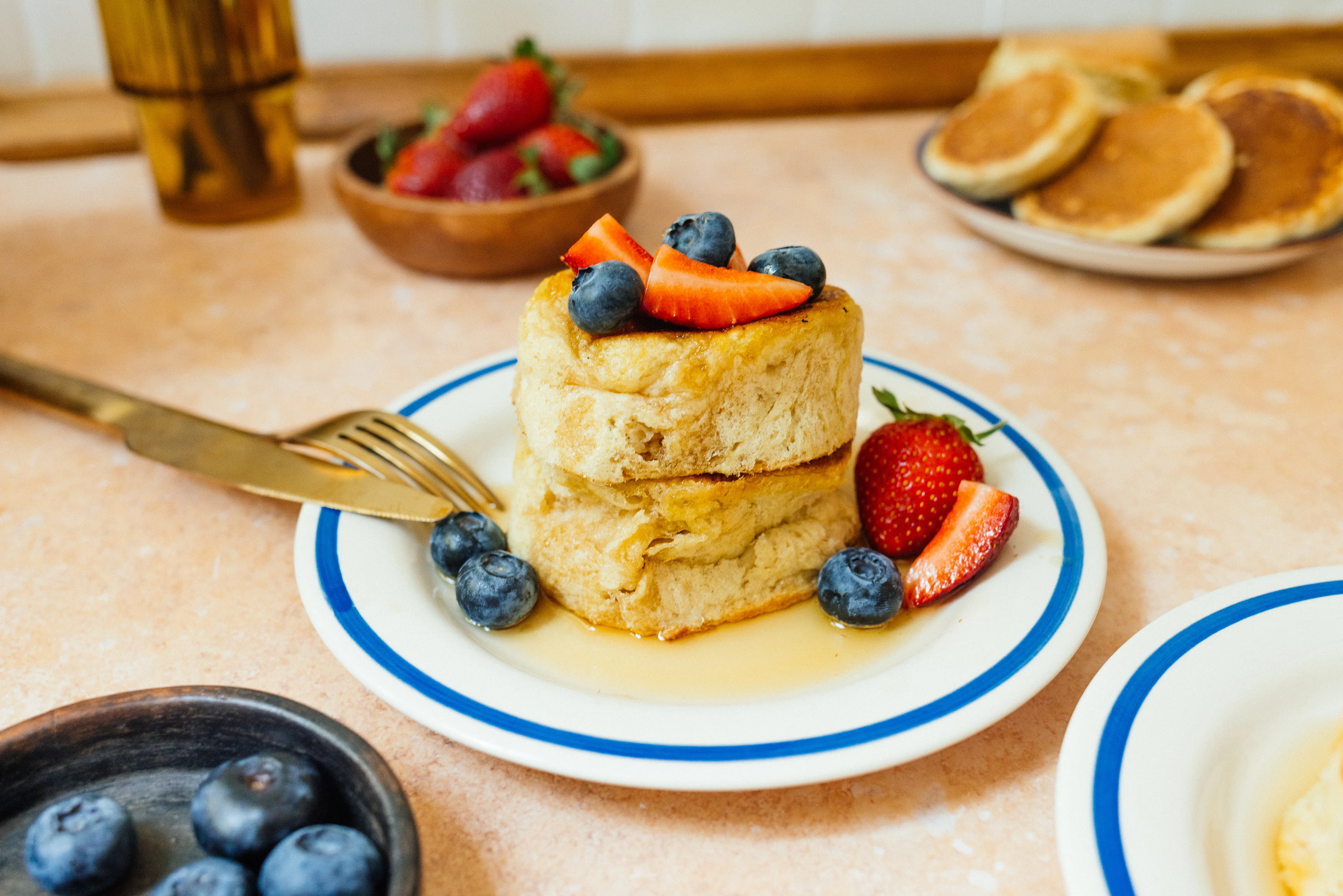 Vegane Soufflé Pancakes