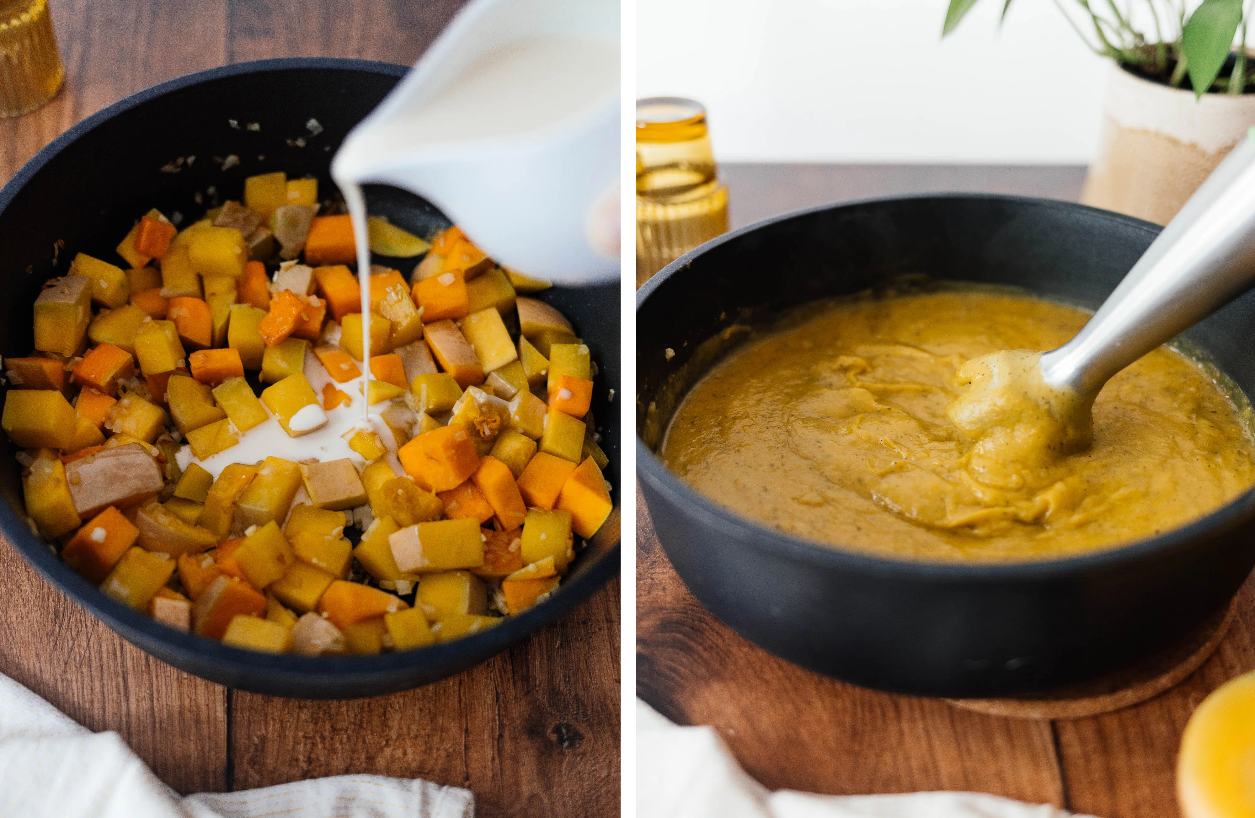 R772 Veganer Nudel-Kürbis-Auflauf mit Rigatoni