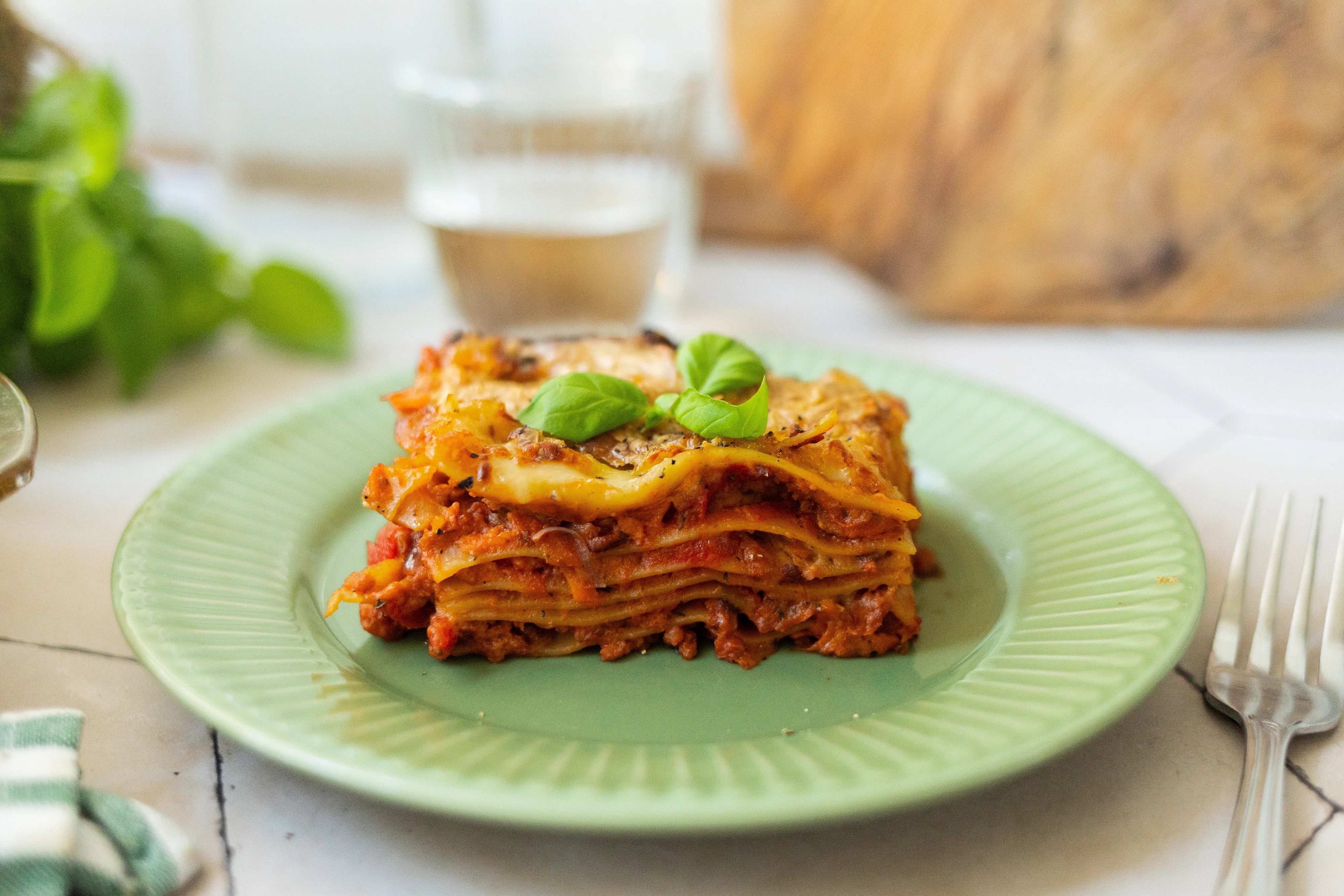 Vegan Lasagna with Béchamel Sauce