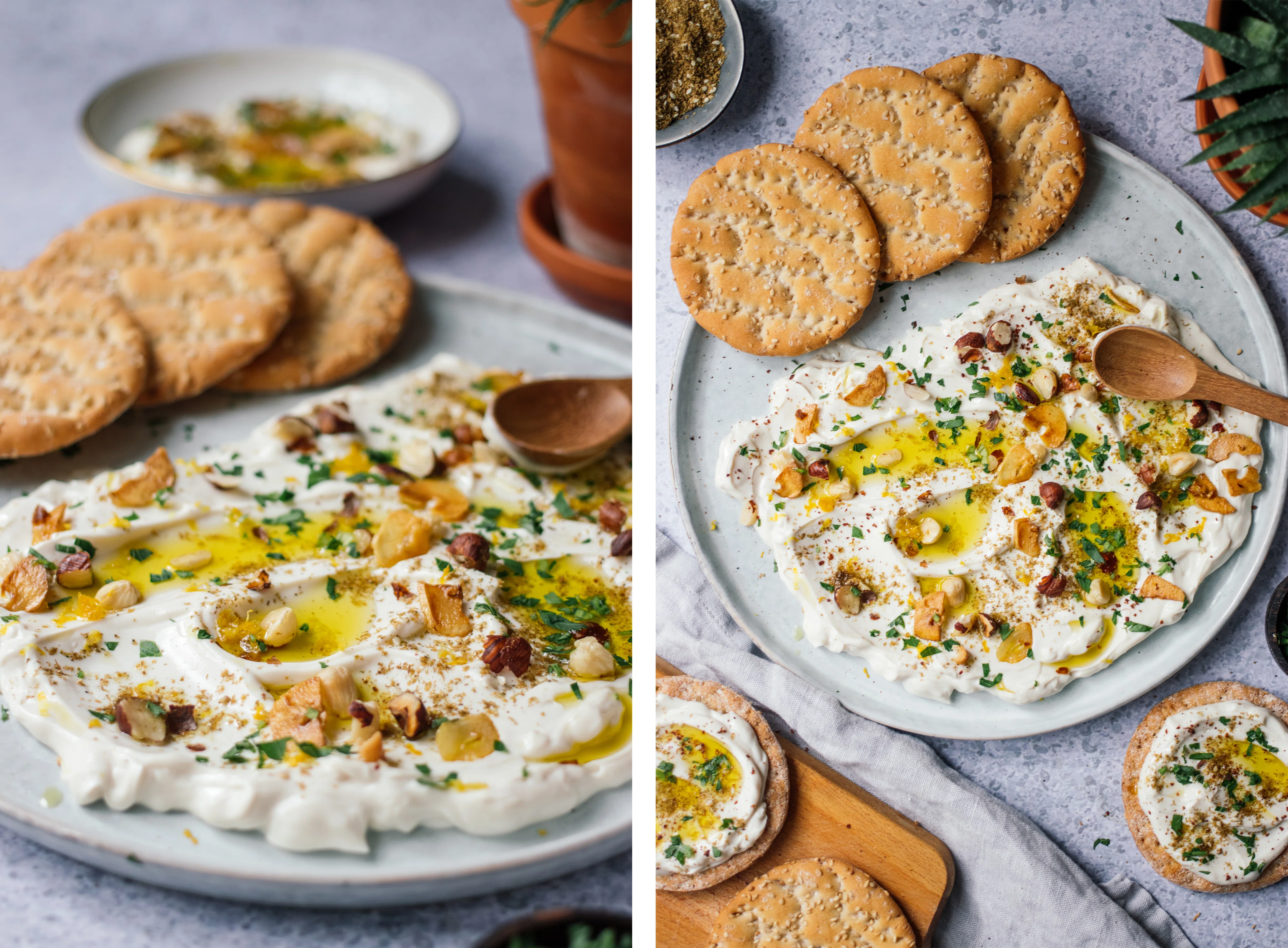 R576 Oven Roasted Vegetables with Vegan Labneh