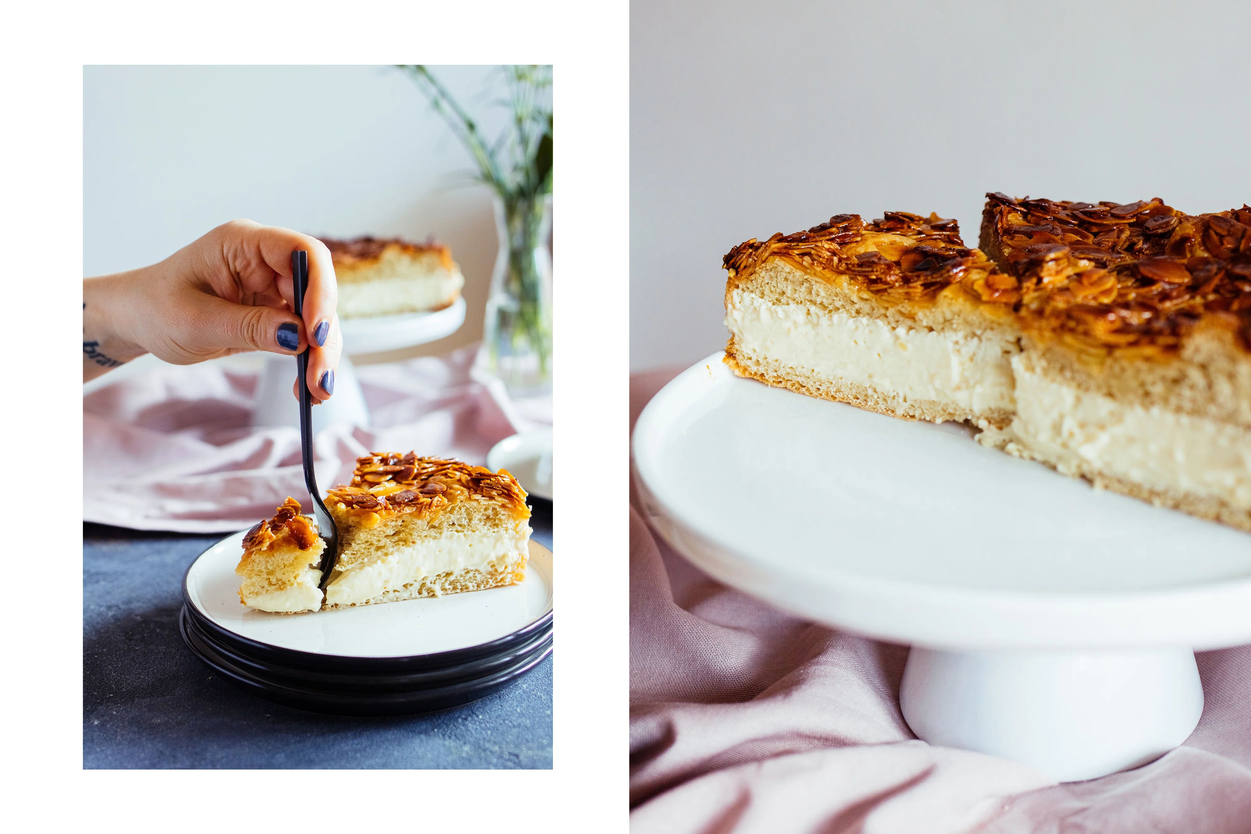 R476 Vegan Bienenstich (Bee Sting Cake)