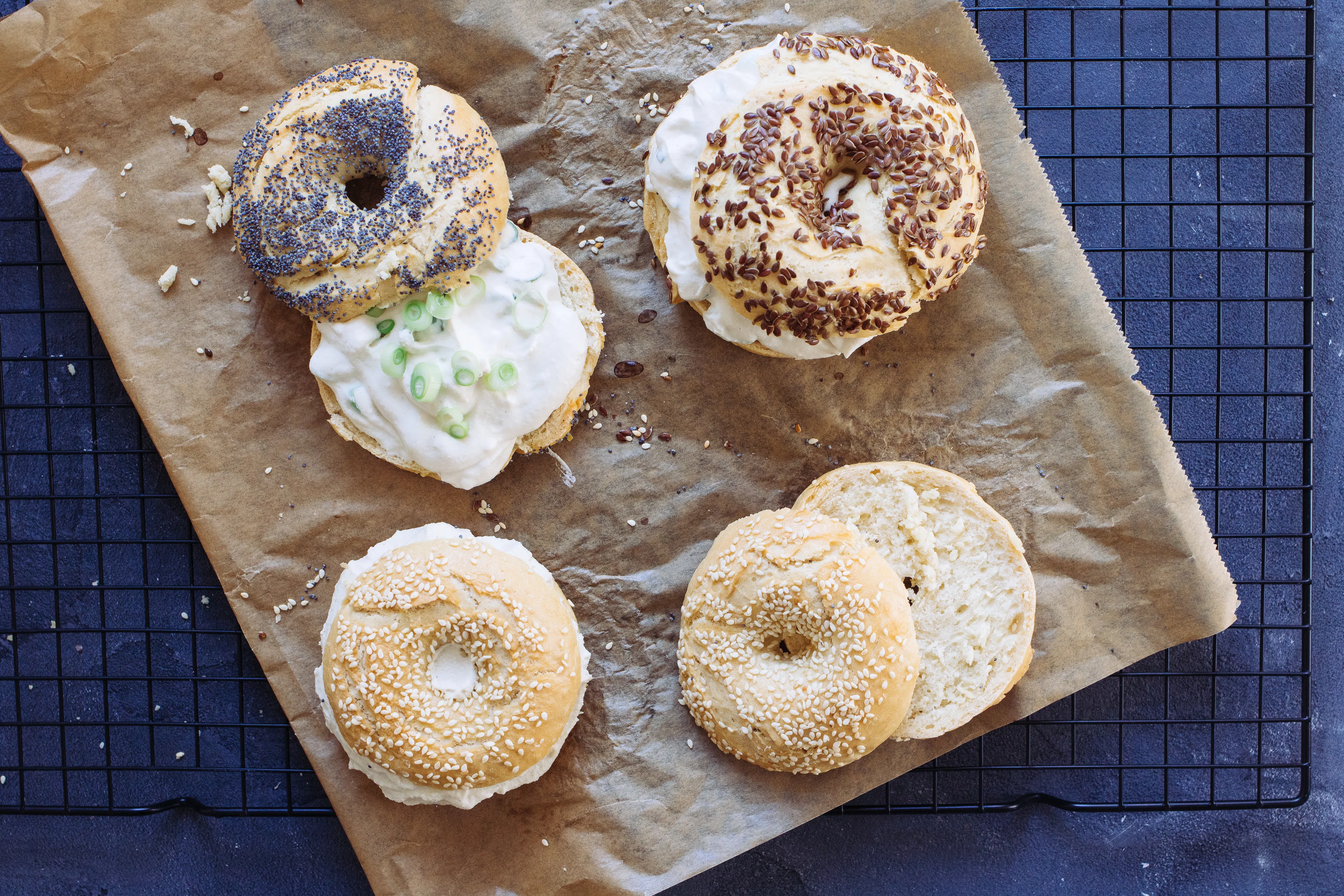 R193 New York-Style Bagel with vegan Cream Cheese