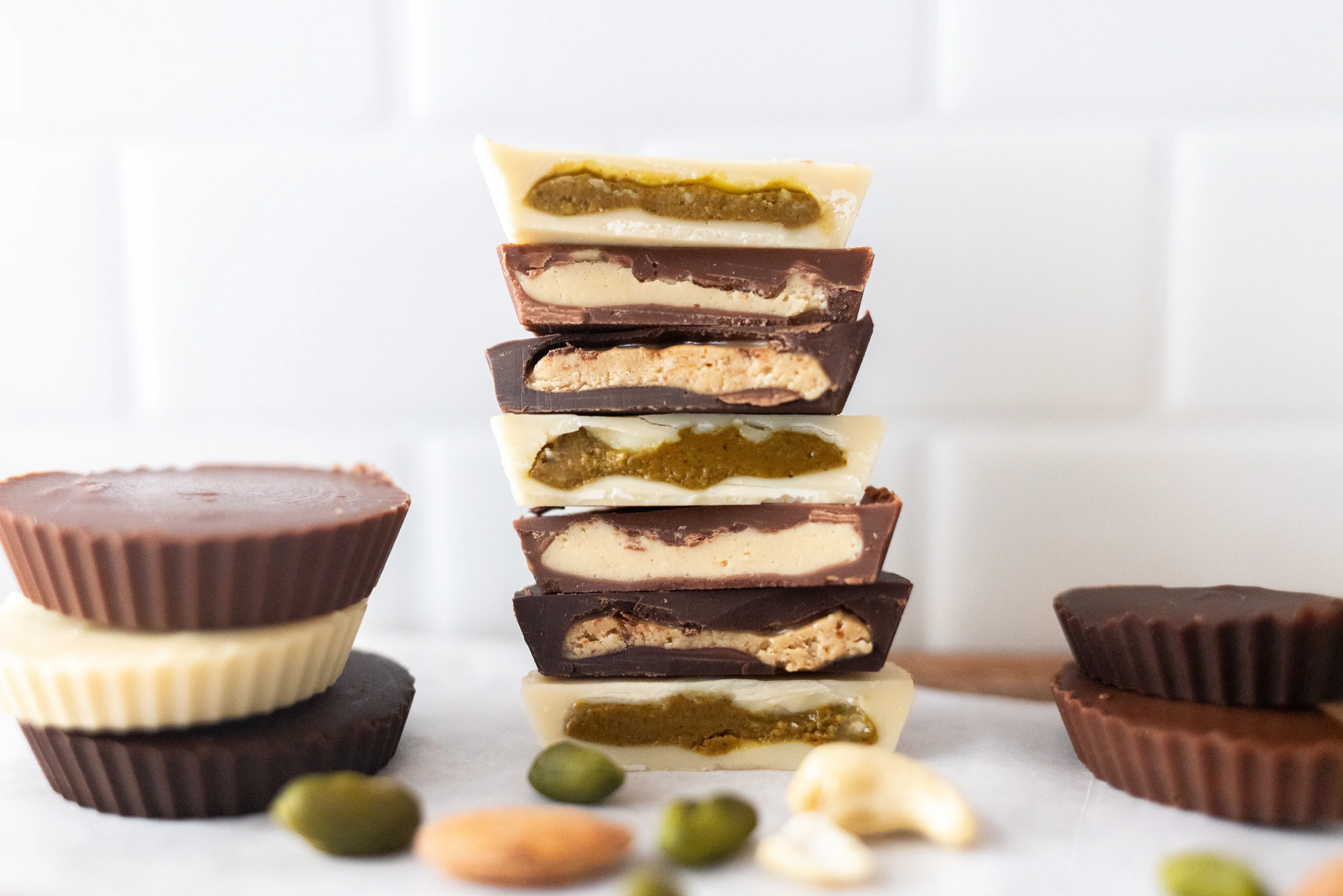 Vegan Nut Butter Cups with 3 Fillings