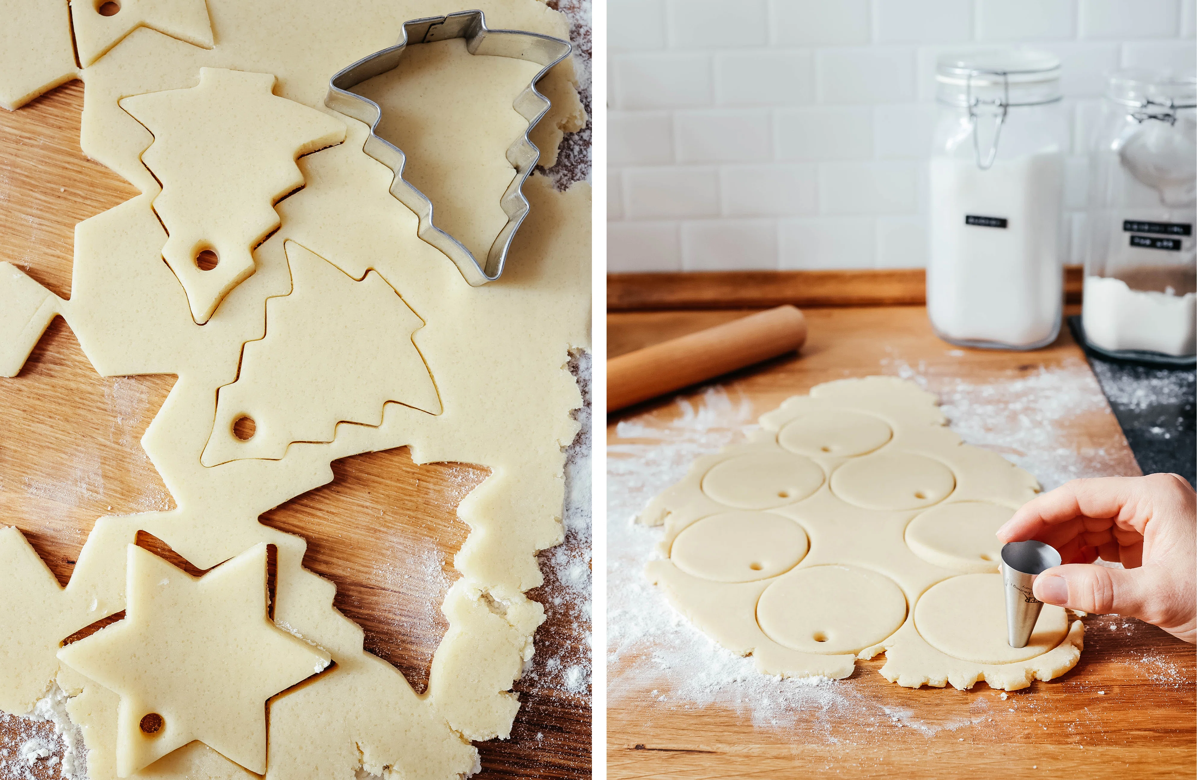 R783 Vegane Weihnachtsbaum-Kekse