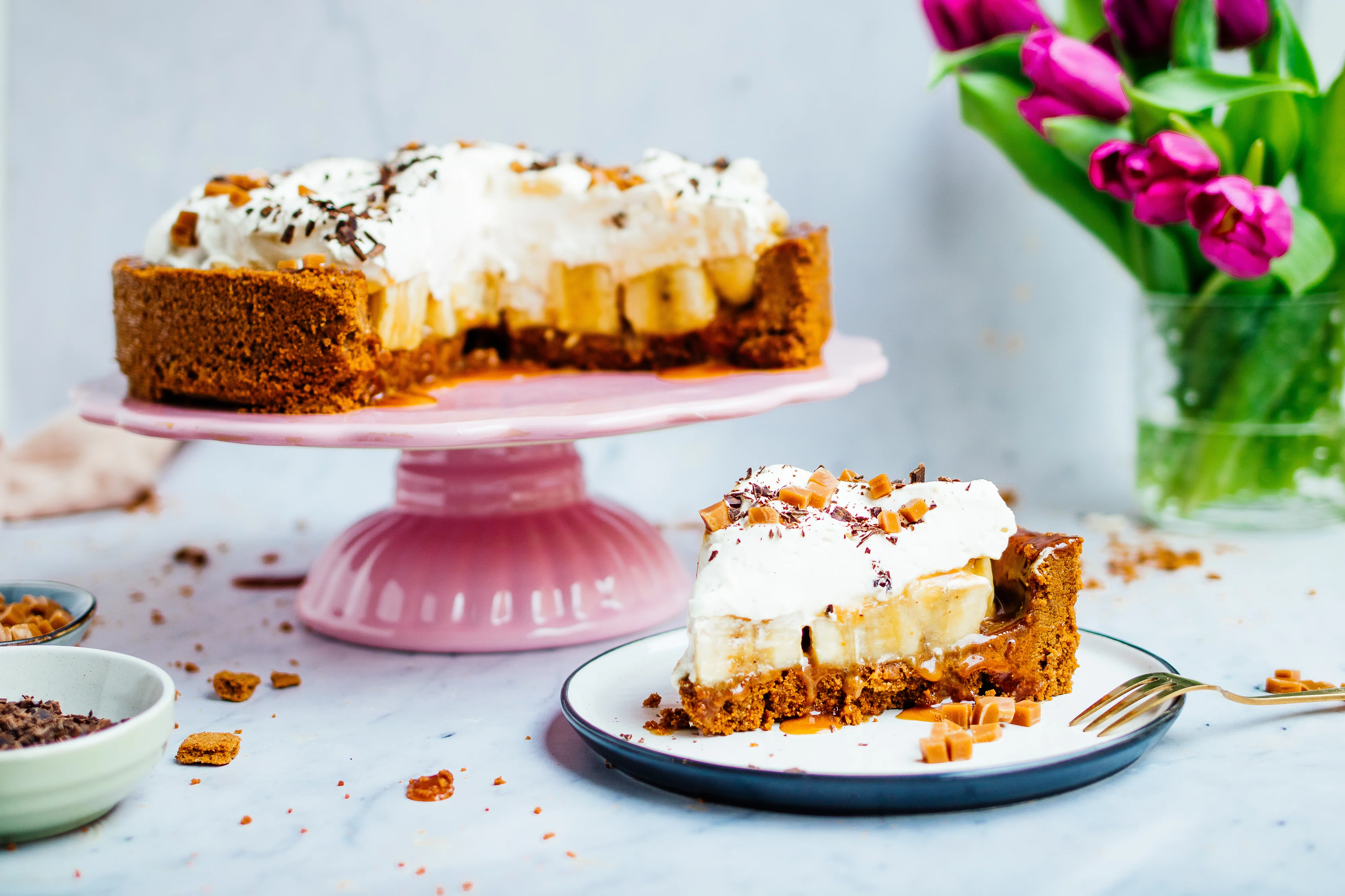 Veganer Banoffee Pie