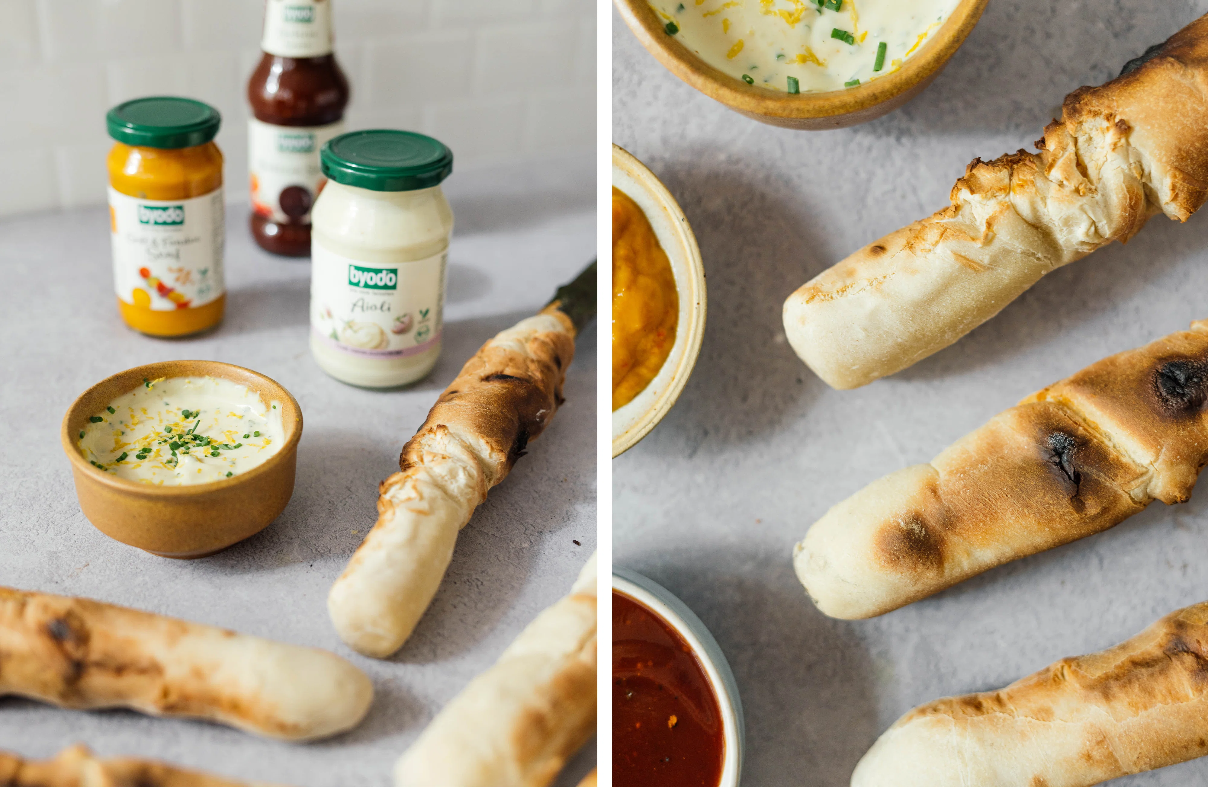 R815 Einfaches veganes Stockbrot