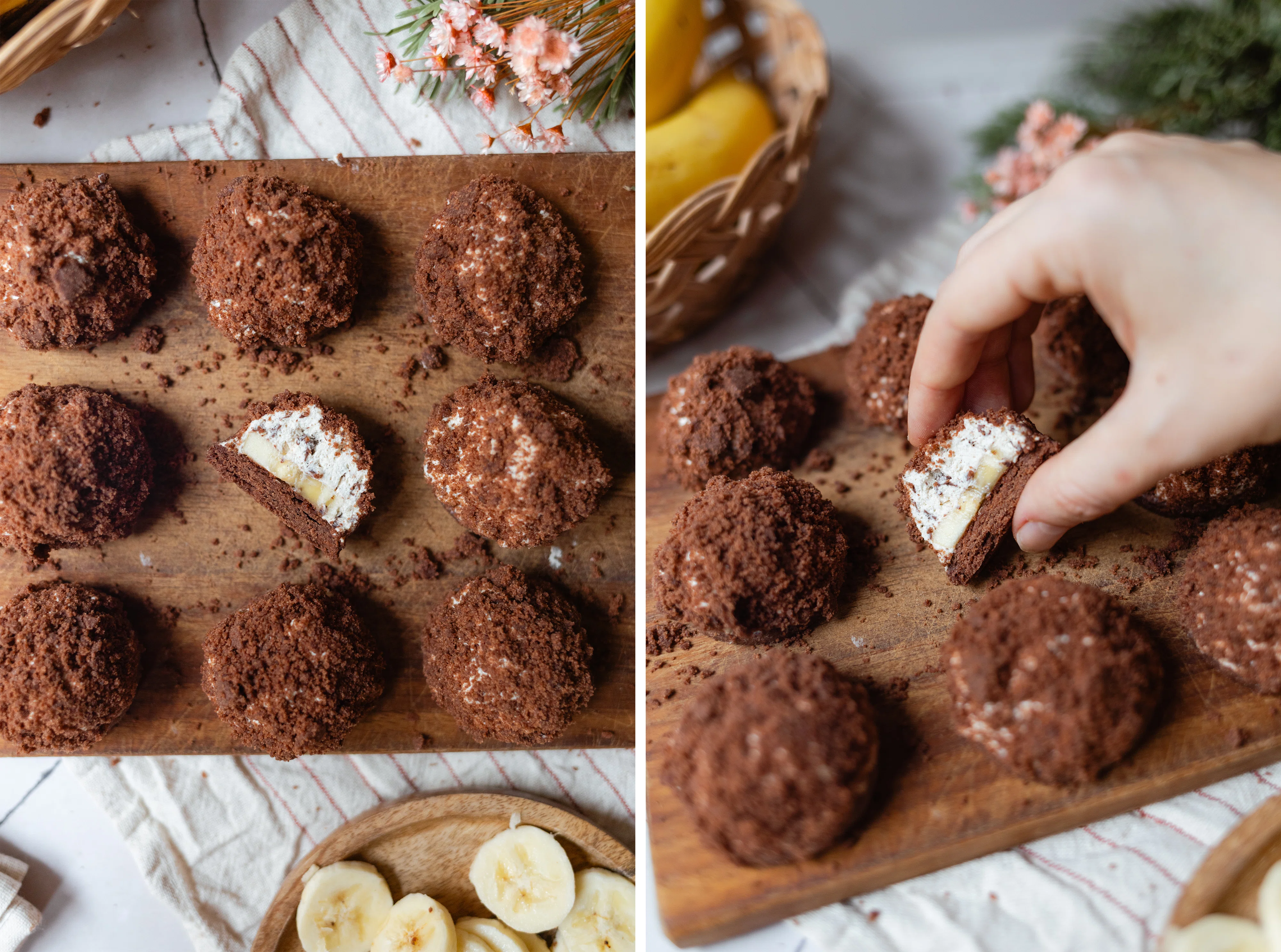 R990 Vegane Maulwurfkuchen-Plätzchen