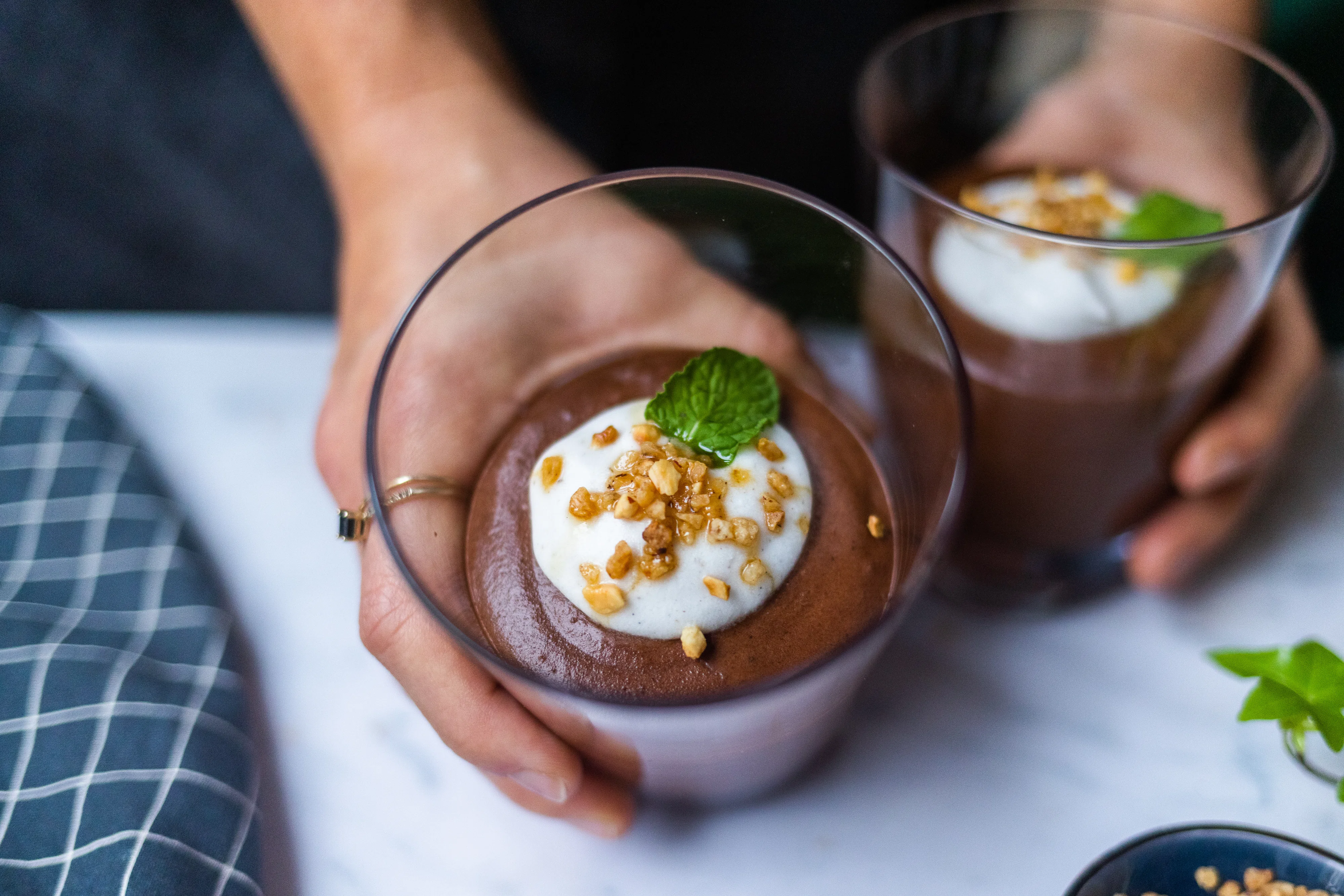Vegan Chocolate Mousse with Aquafaba
