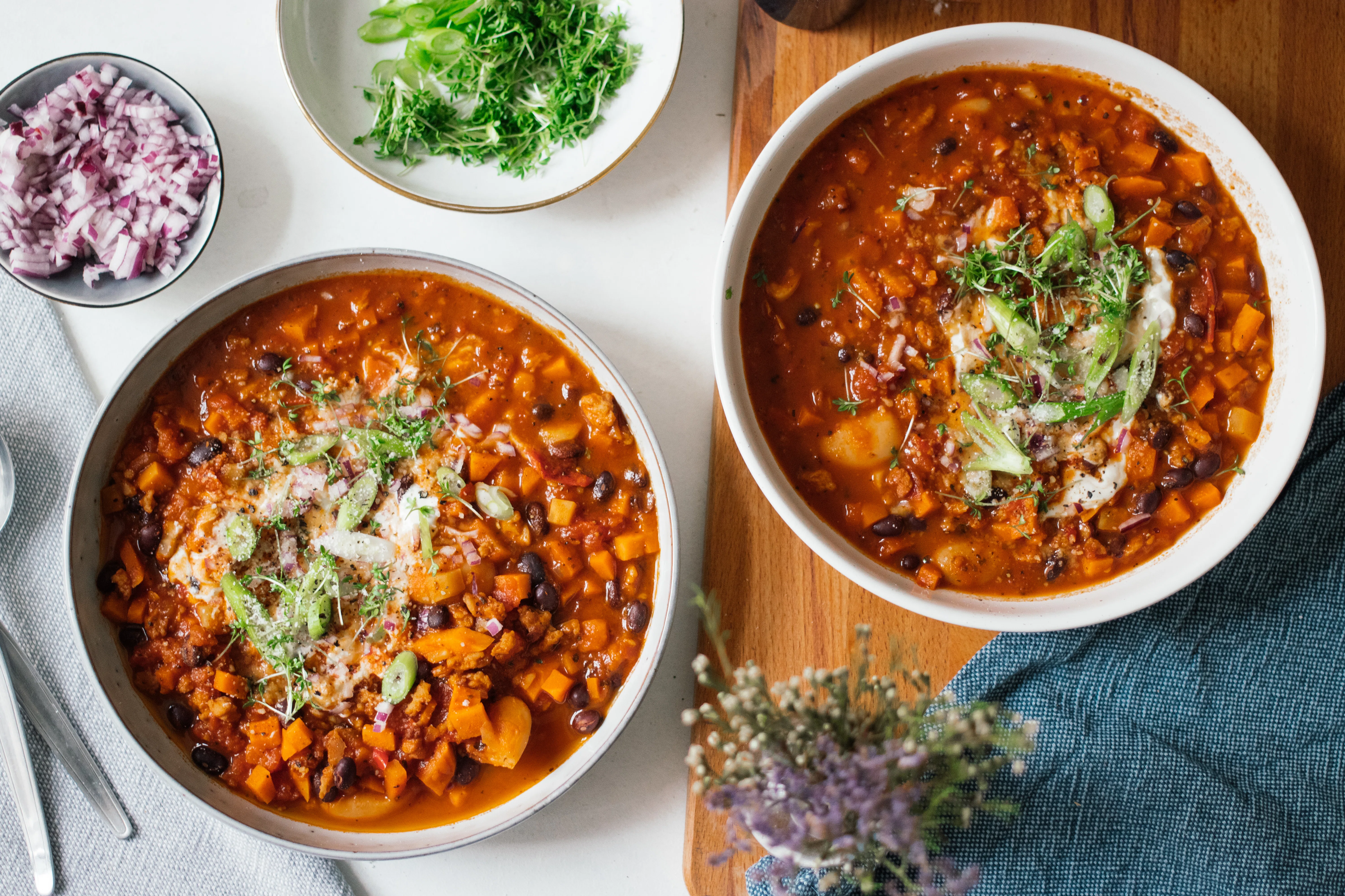 Veganes Chili sin Carne