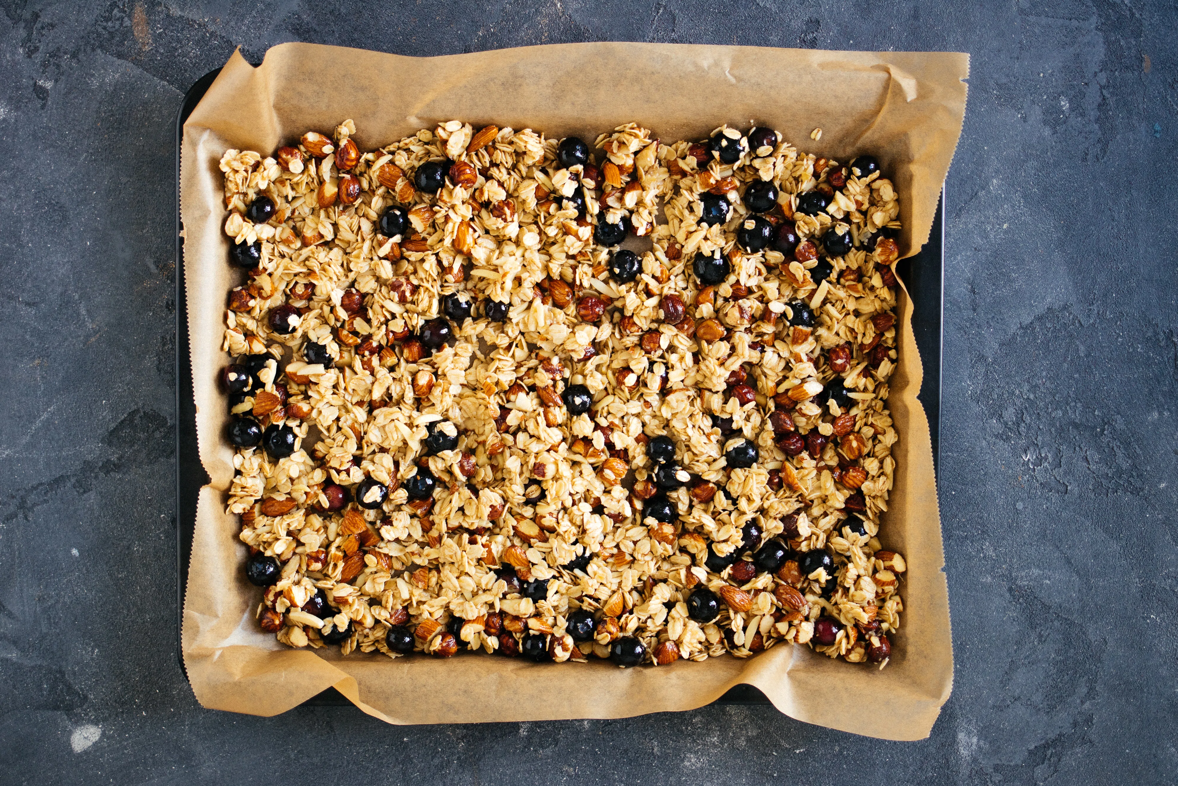 R66 Super easy, vegan Blueberry Granola