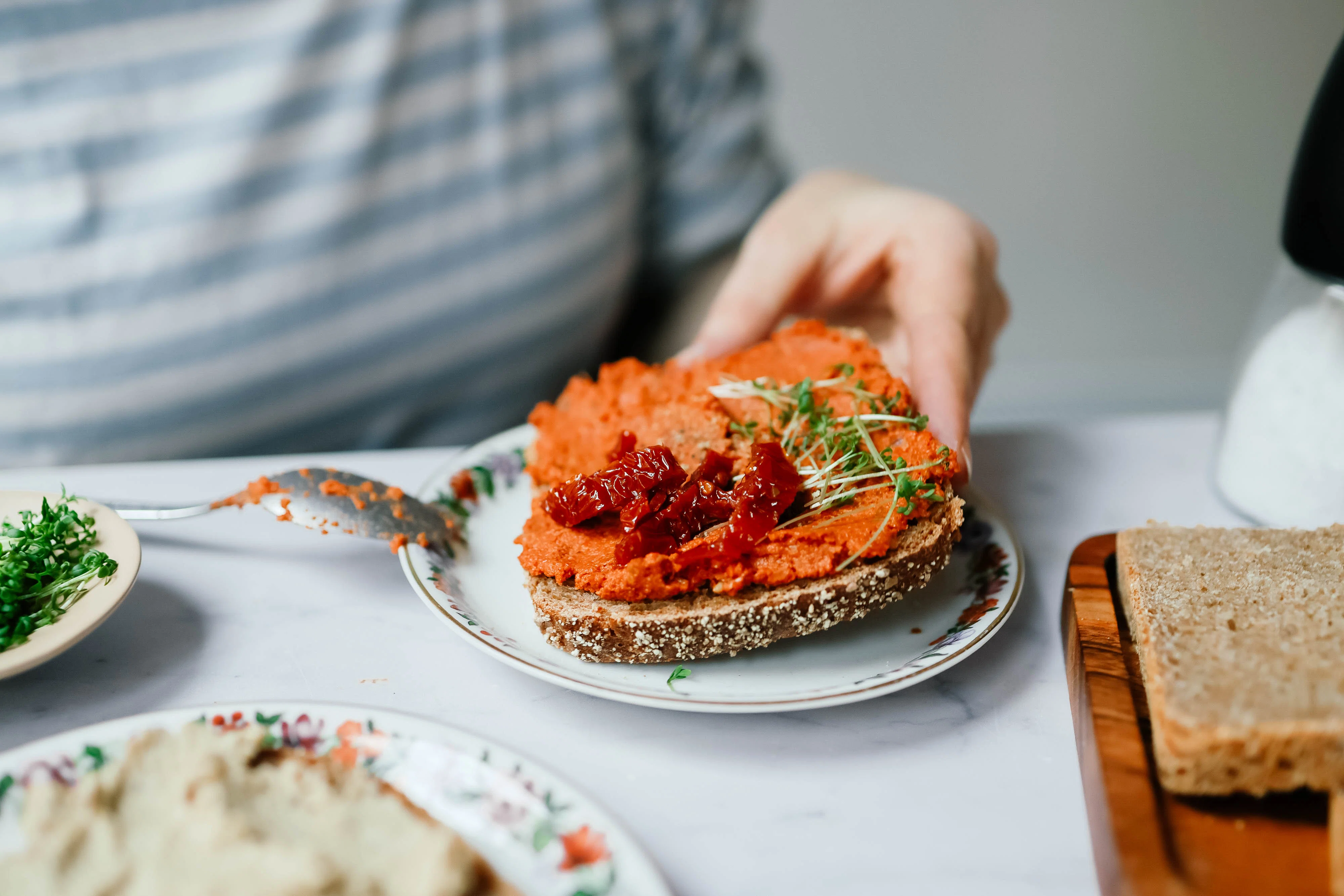 Vegane Aufstriche aus Sonnenblumenkernen