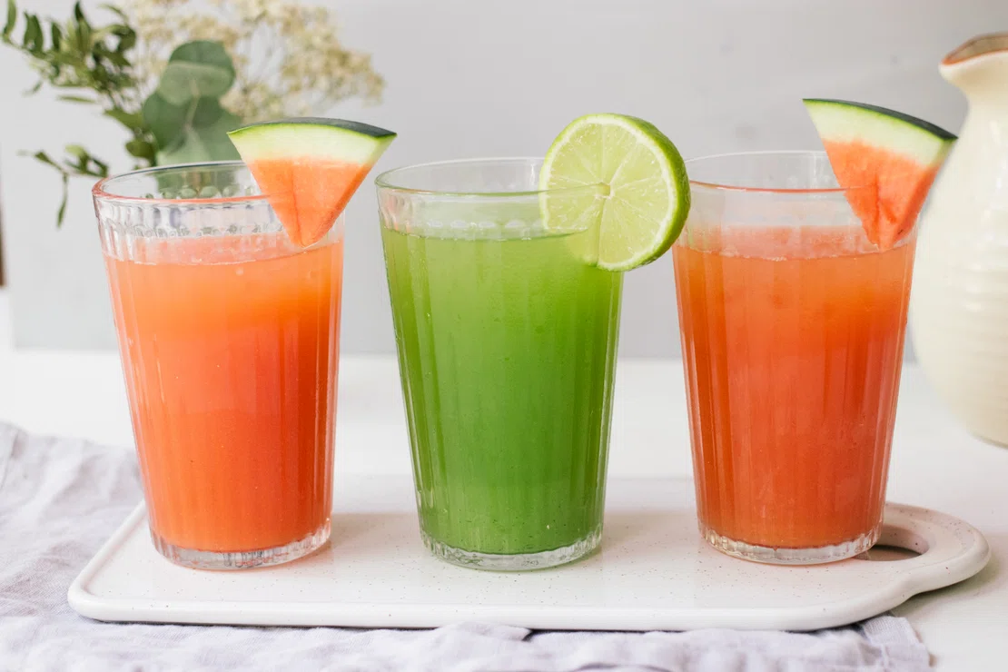Agua Fresca mit Wassermelone und Gurke-Minze | Rezept - Zucker&amp;Jagdwurst