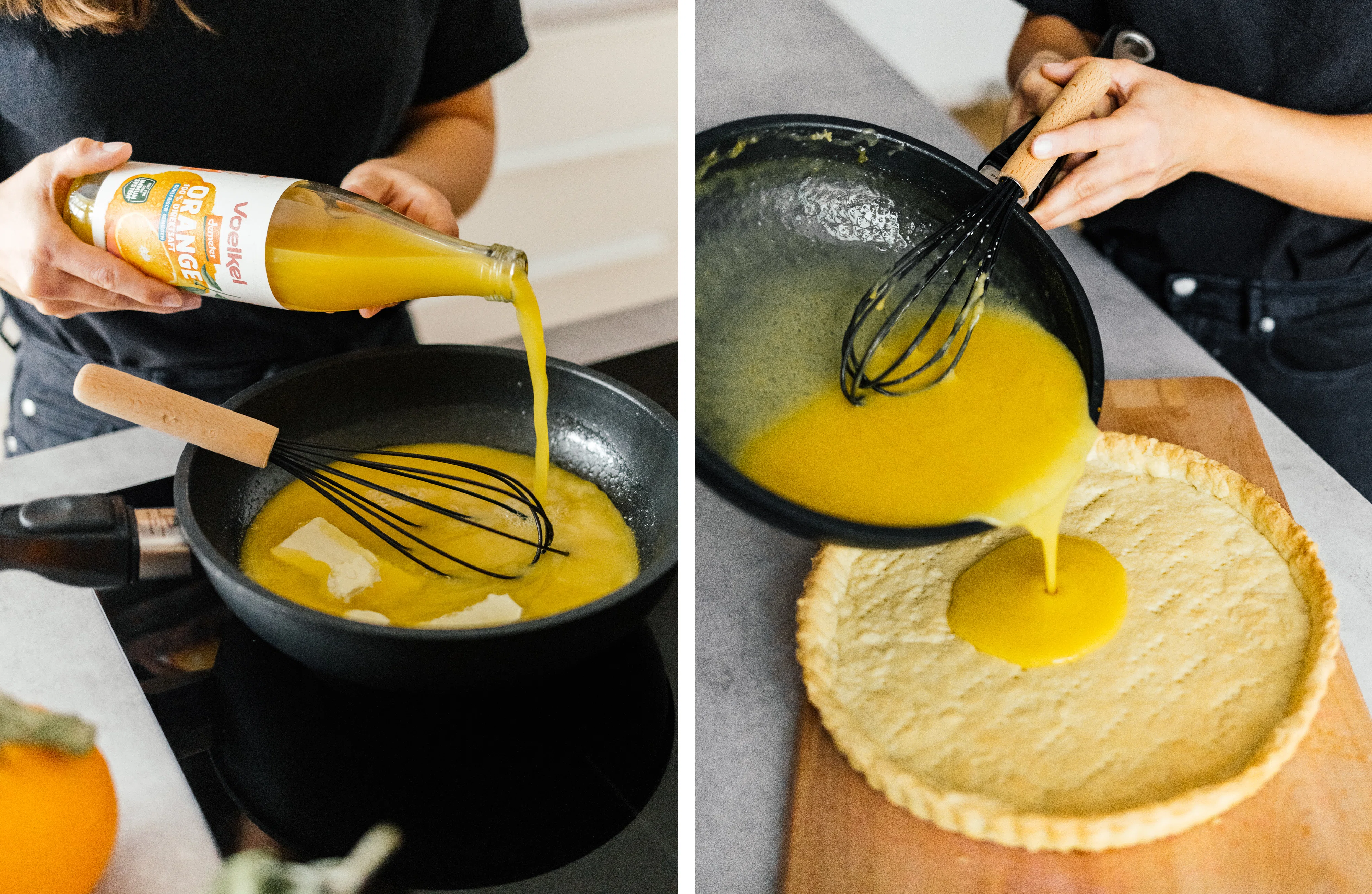 R726 Simple vegane Orangen-Tarte