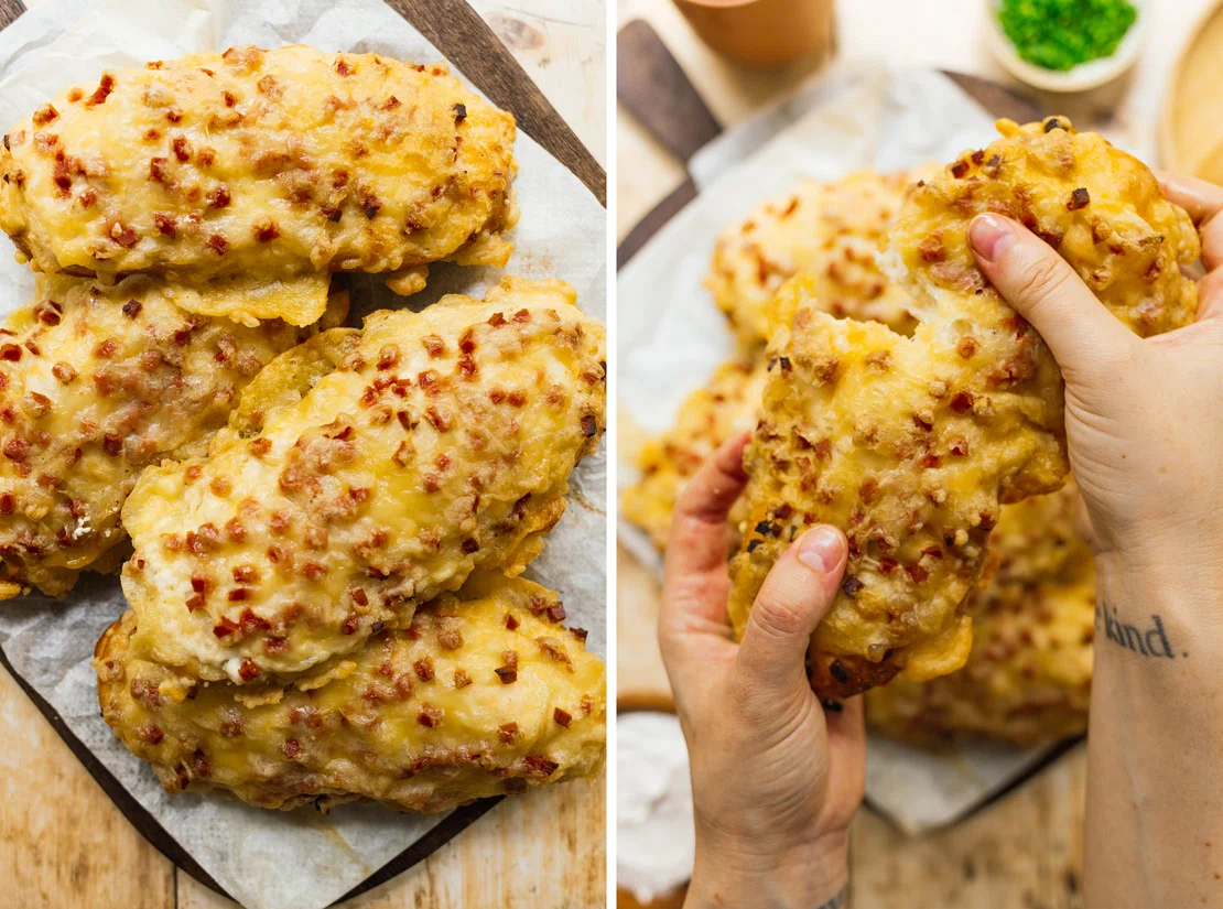 Vegane Schinken-Käse-Laugenstangen | Einfaches Rezept - Zucker&amp;Jagdwurst