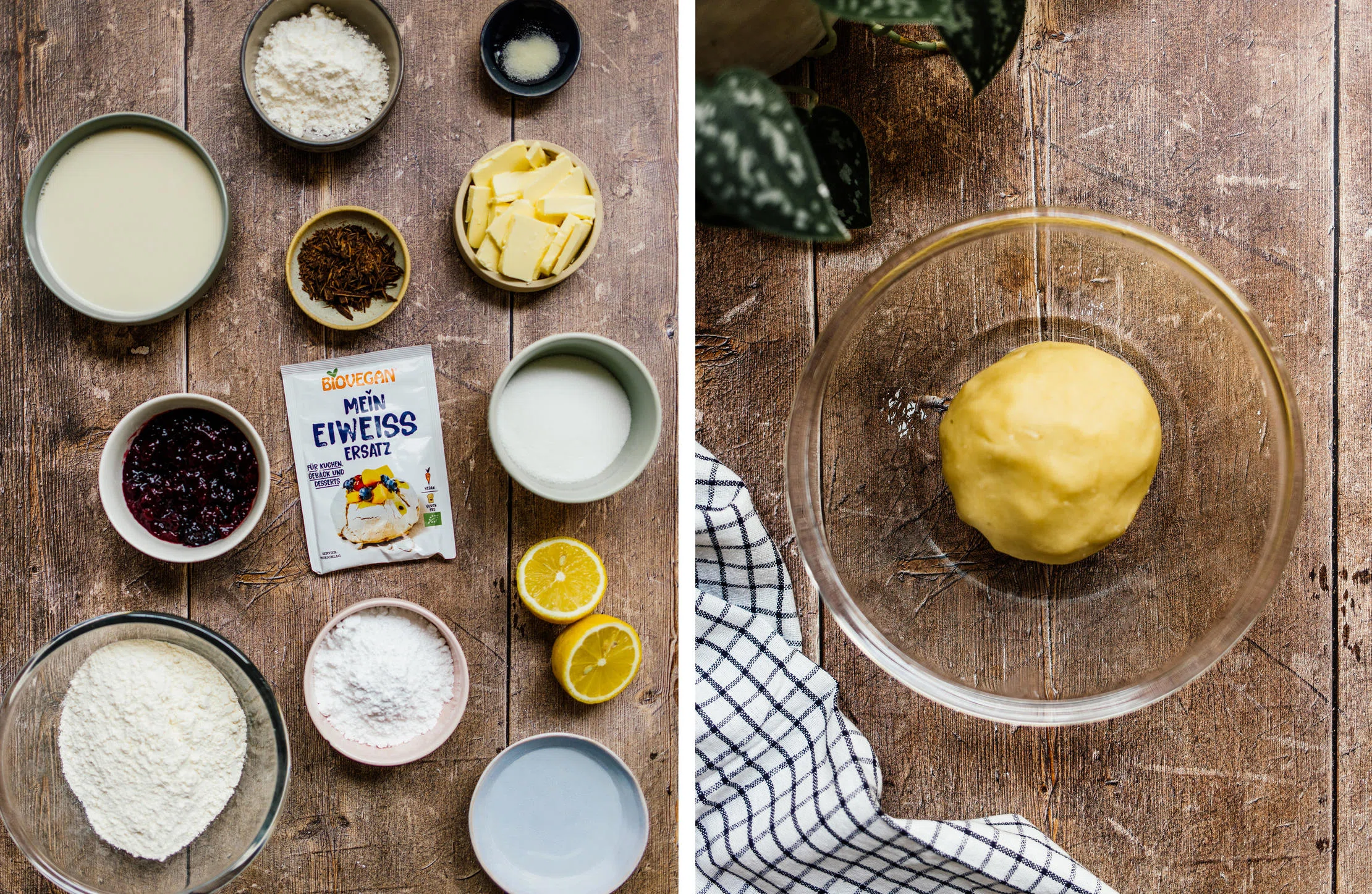 R734 Vegane Tartelettes mit Marmeladen-Pudding-Füllung