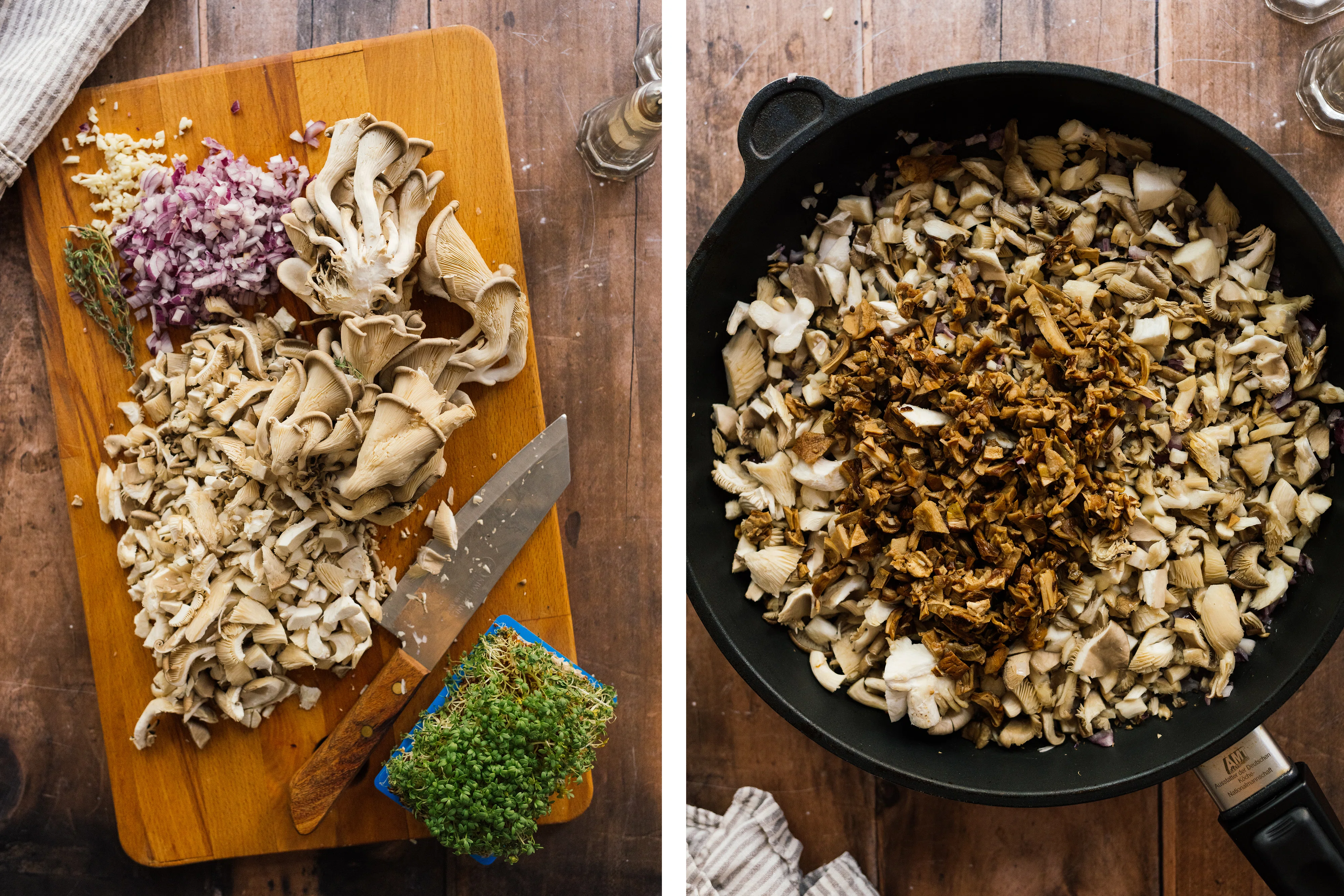 R345 Pappardelle mit Pilzragout