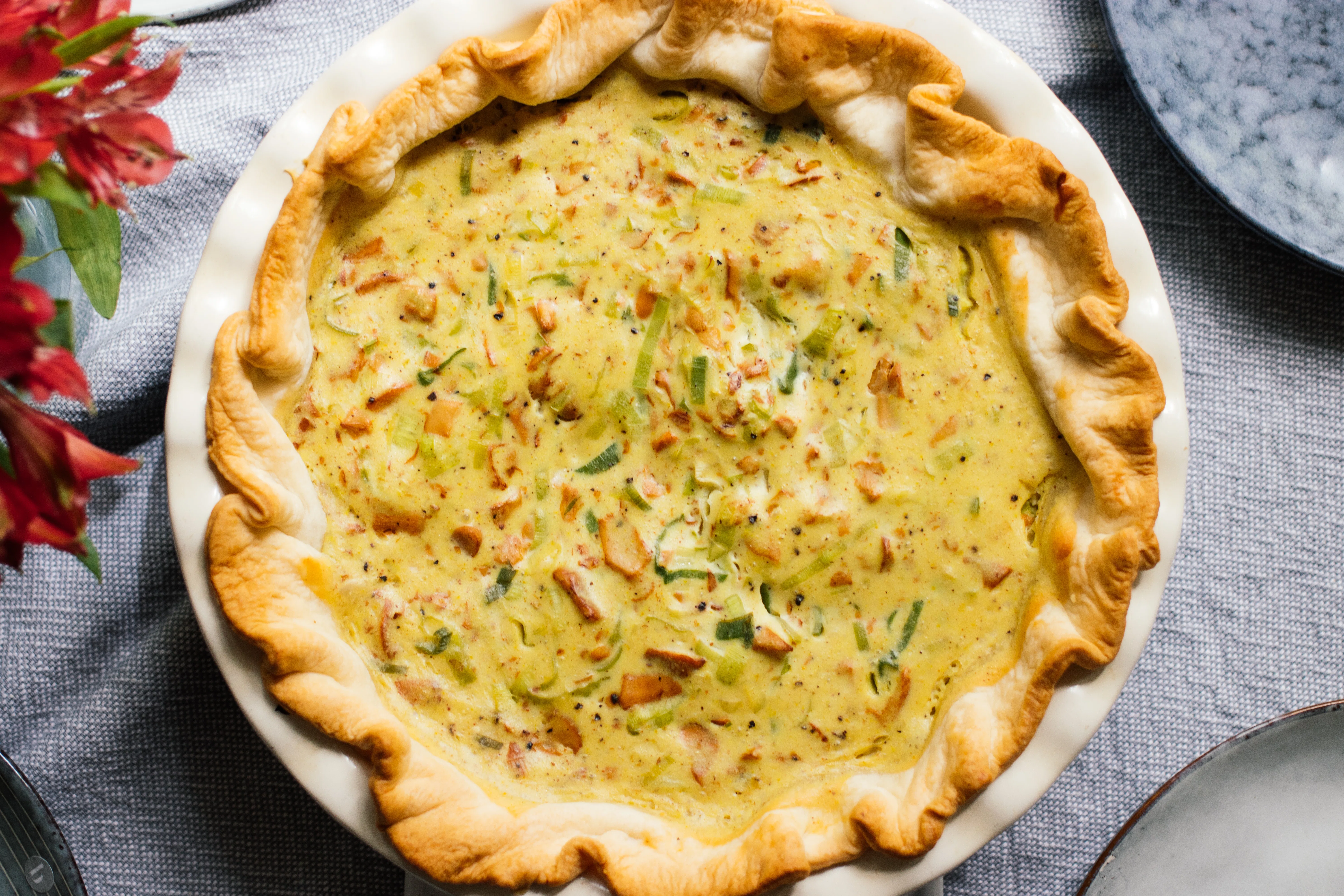 R231 Pfifferling-Lauch-Quiche