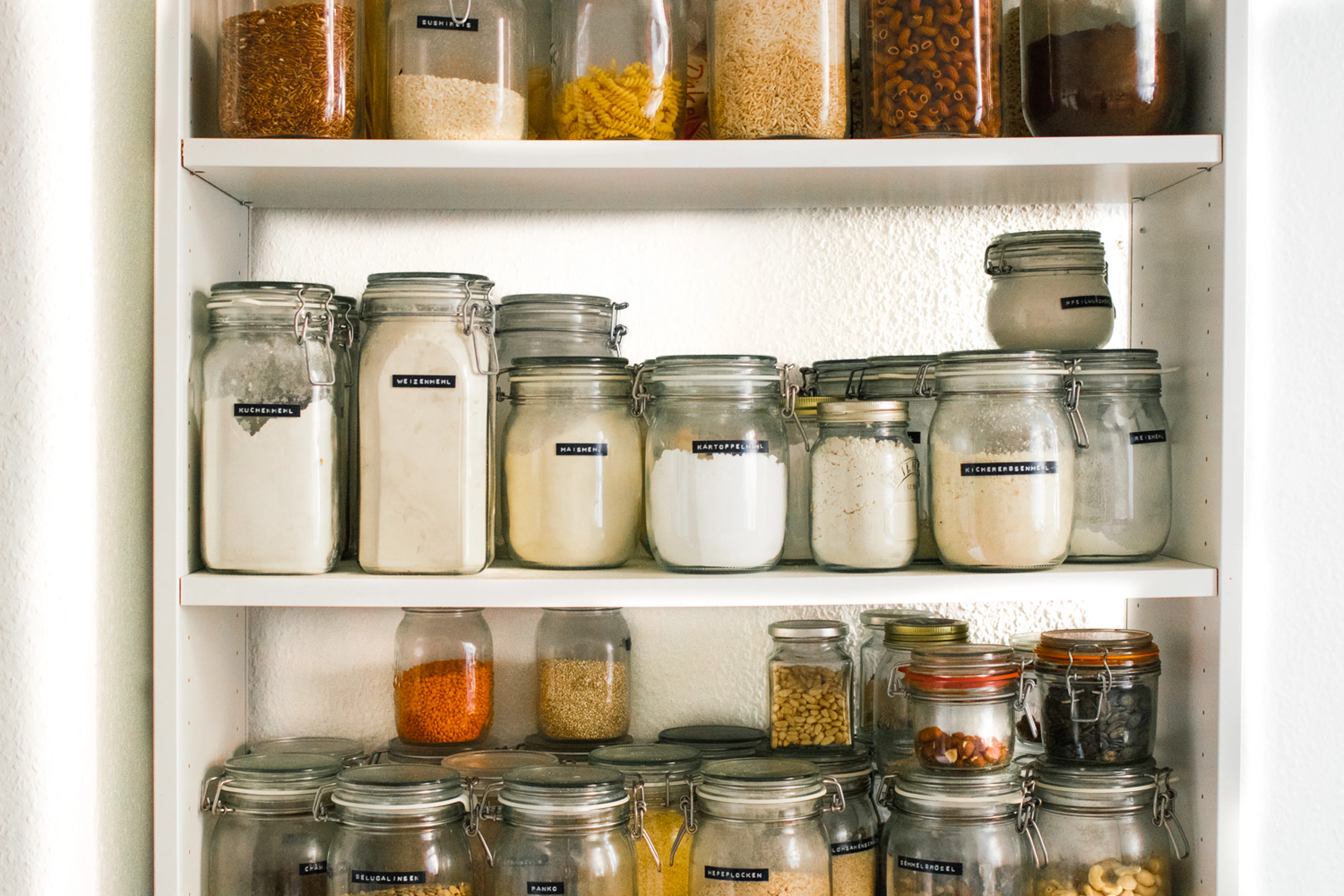 Unsere vegane Vorratskammer