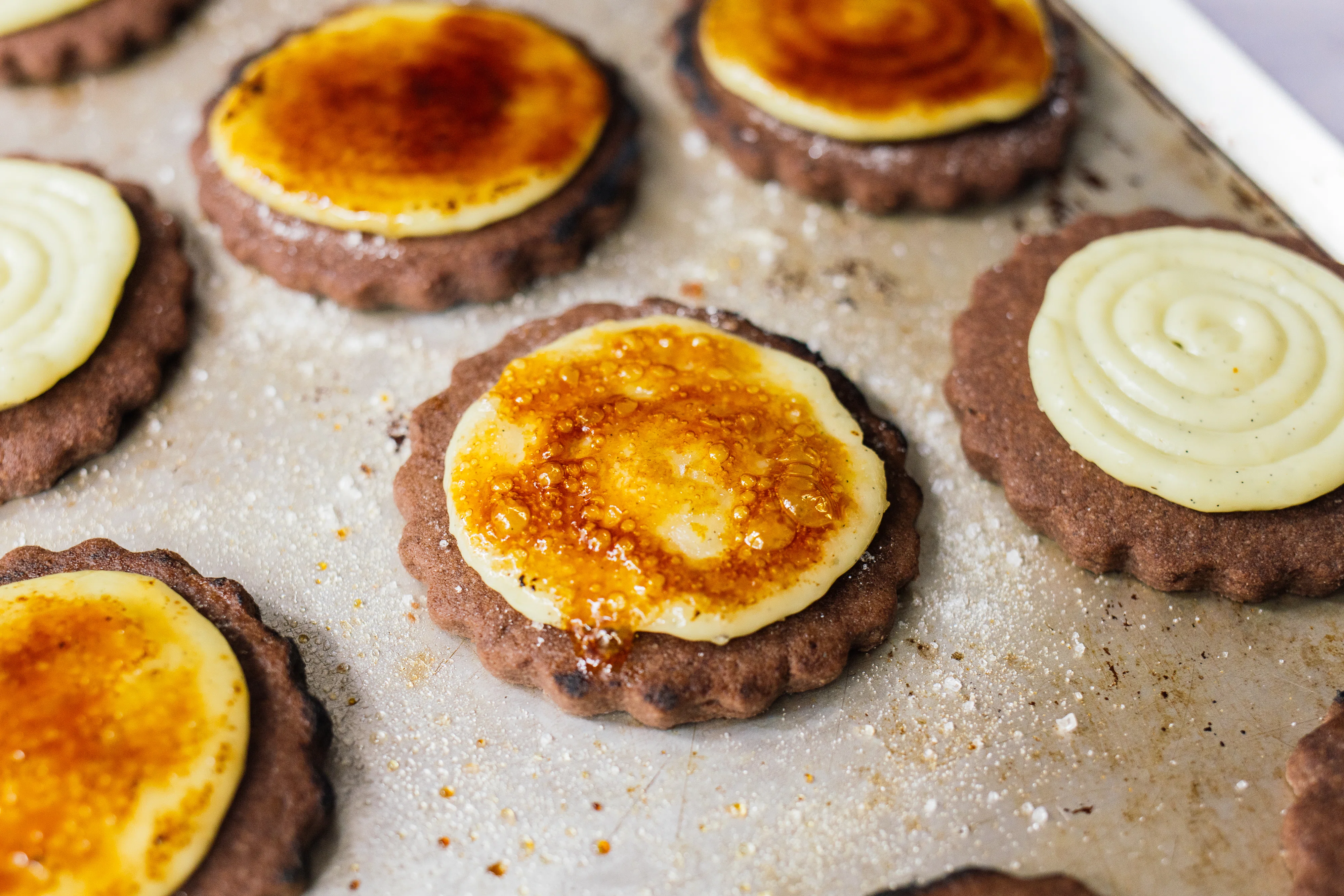 Vegan Creme Brûlée Cookies