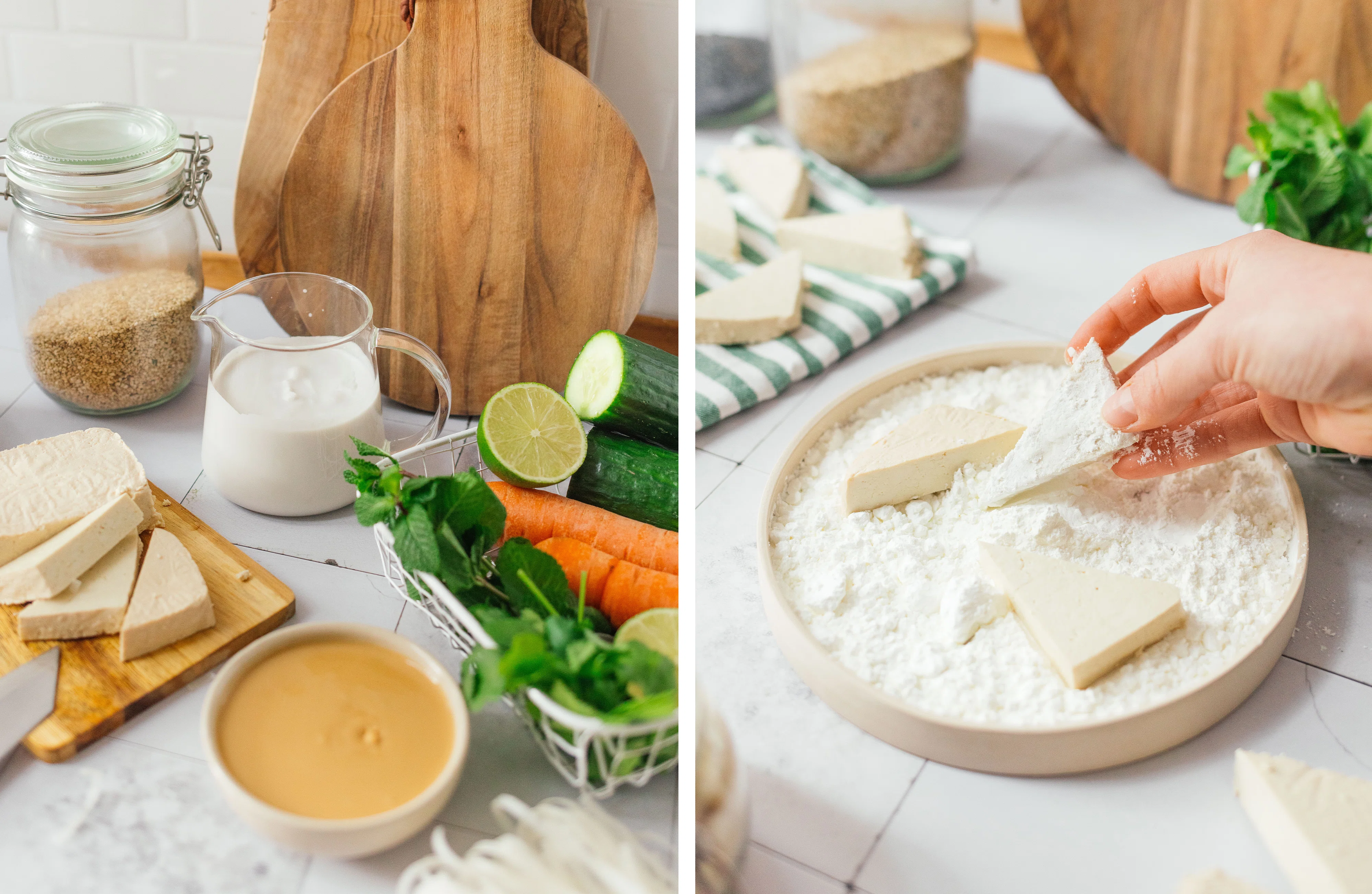 R244 Rice Noodles with Tofu in Peanut Sauce