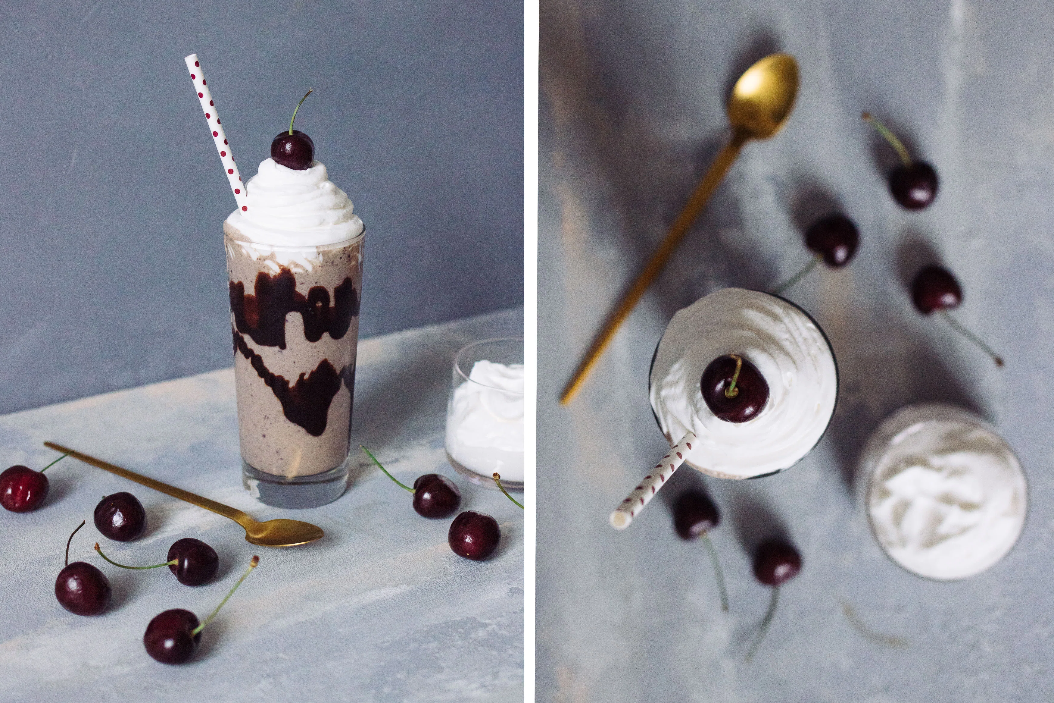 R178 vegan cherry-vanilla-milkshake