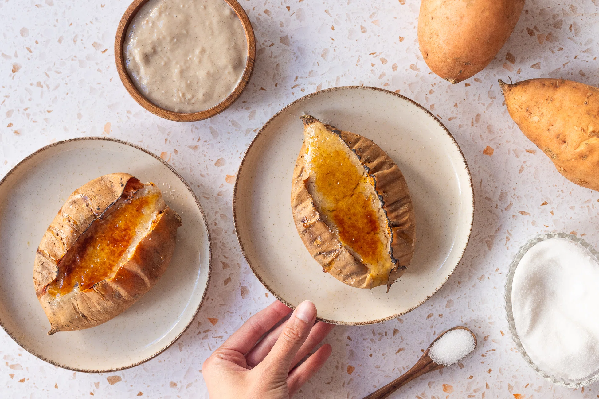 Vegan Sweet Potato Crème Brûlée
