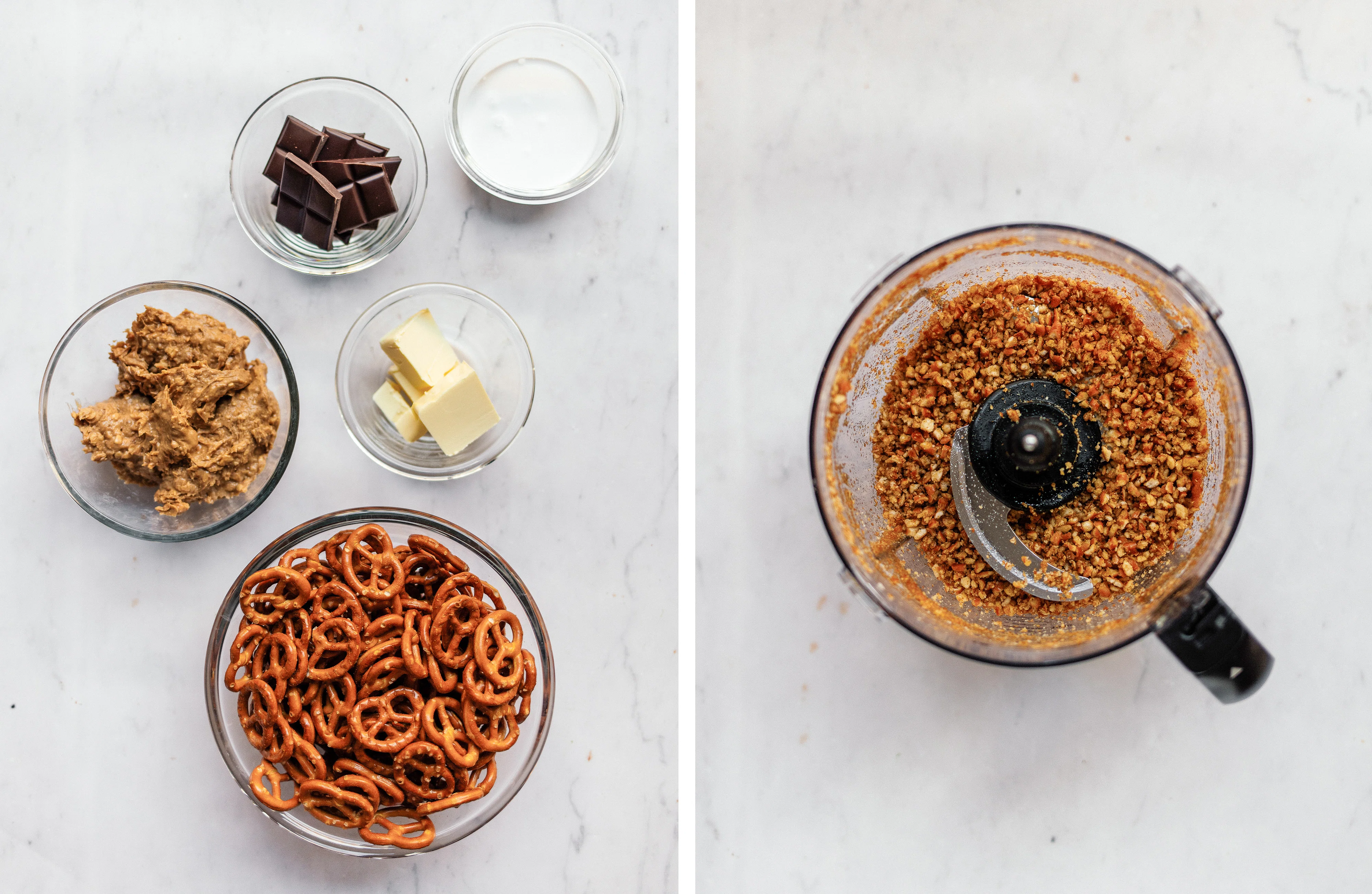 R730 Vegan Chocolate Pretzel Tart (with 5 ingredients)