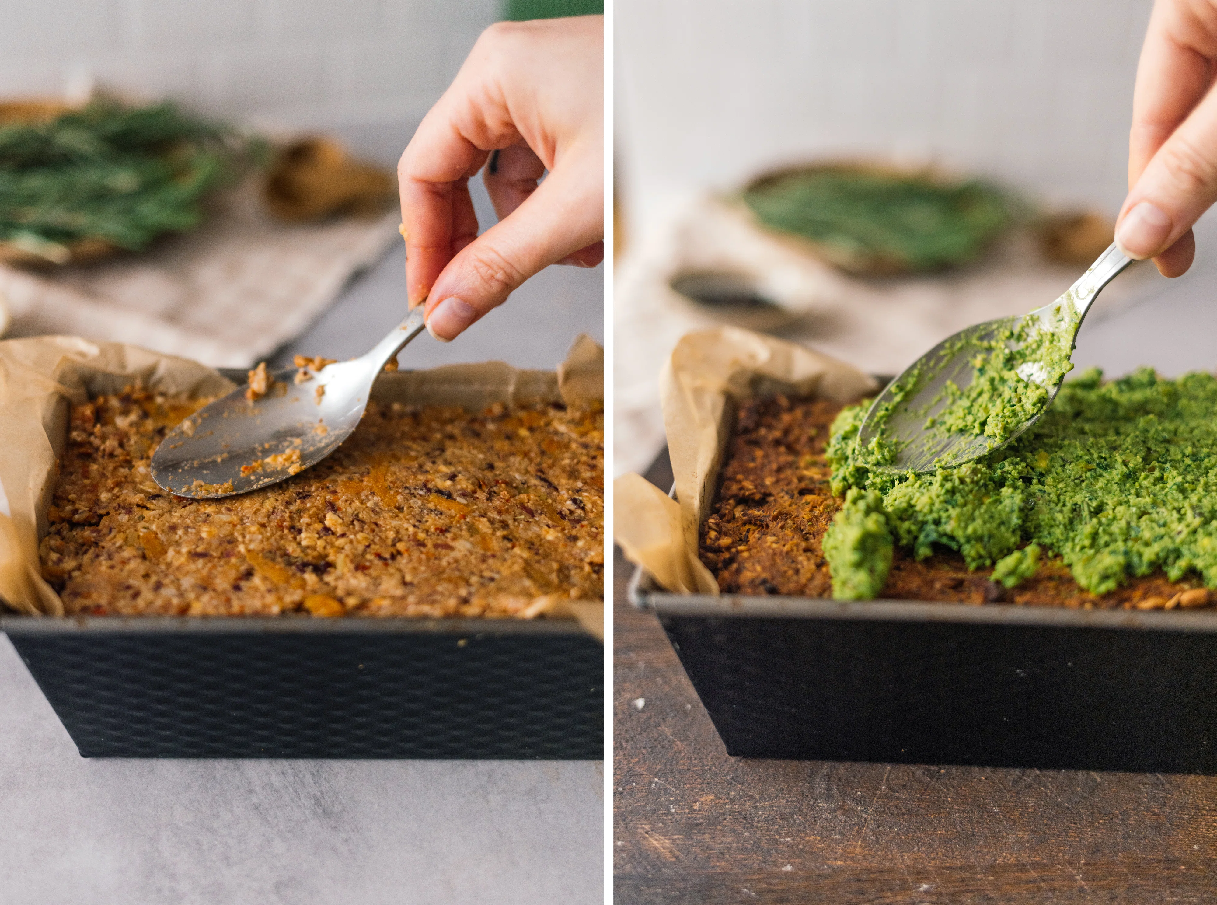 R852 Vegan Herb-Crusted Roast with Parsley Potatoes and Onion Gravy