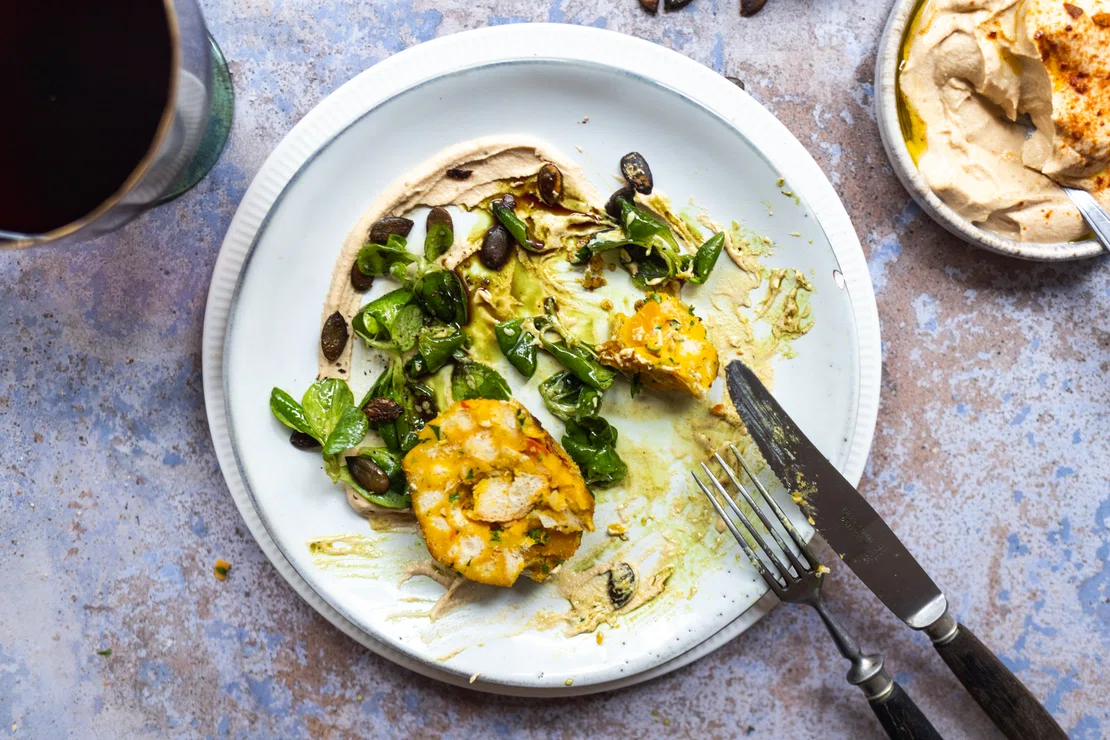 Vegane Kürbisknödel auf Miso-Tofu-Creme | Rezept | Einfach - Zucker ...