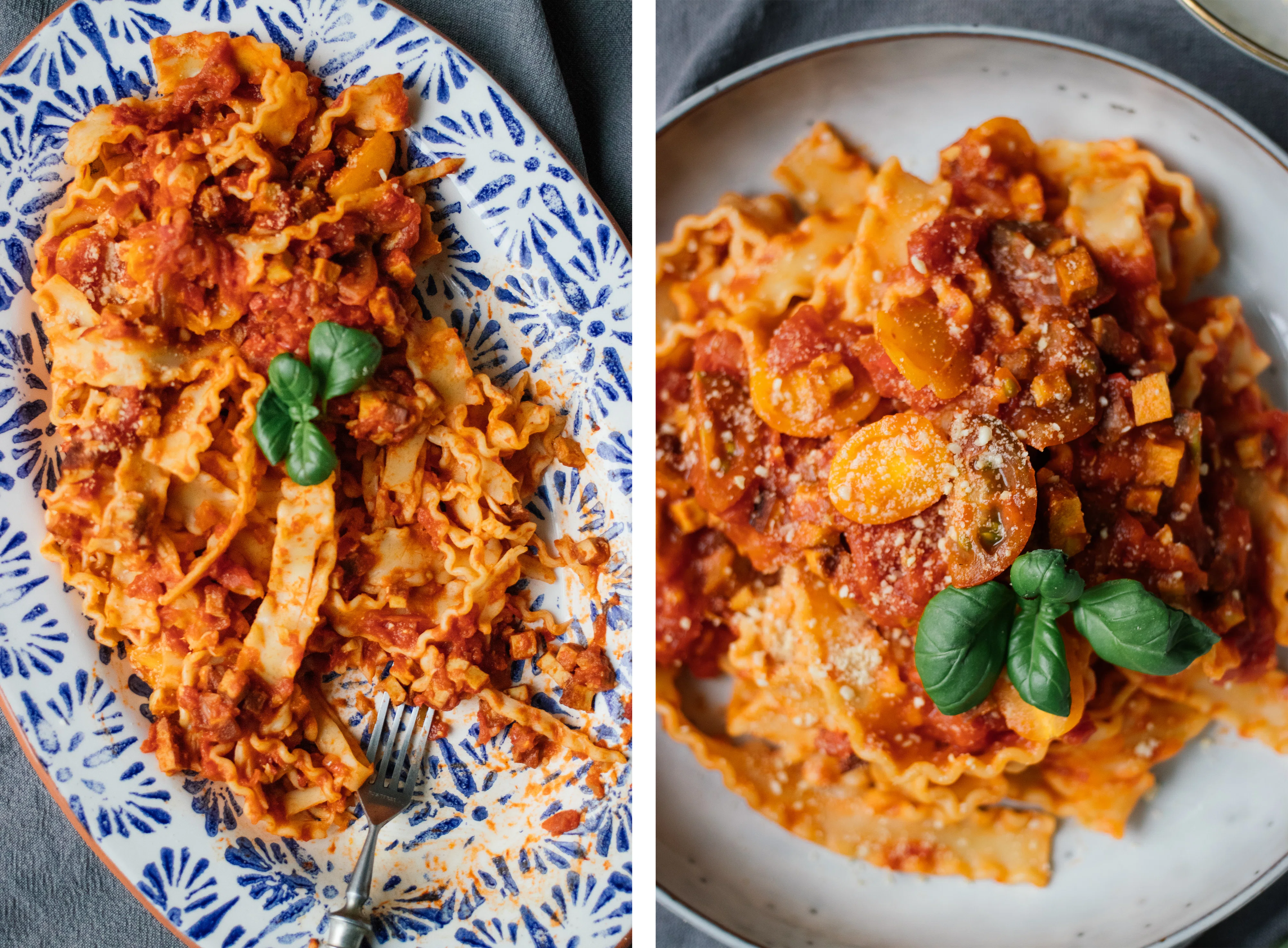 R143 Vegane Pasta All'Amatriciana