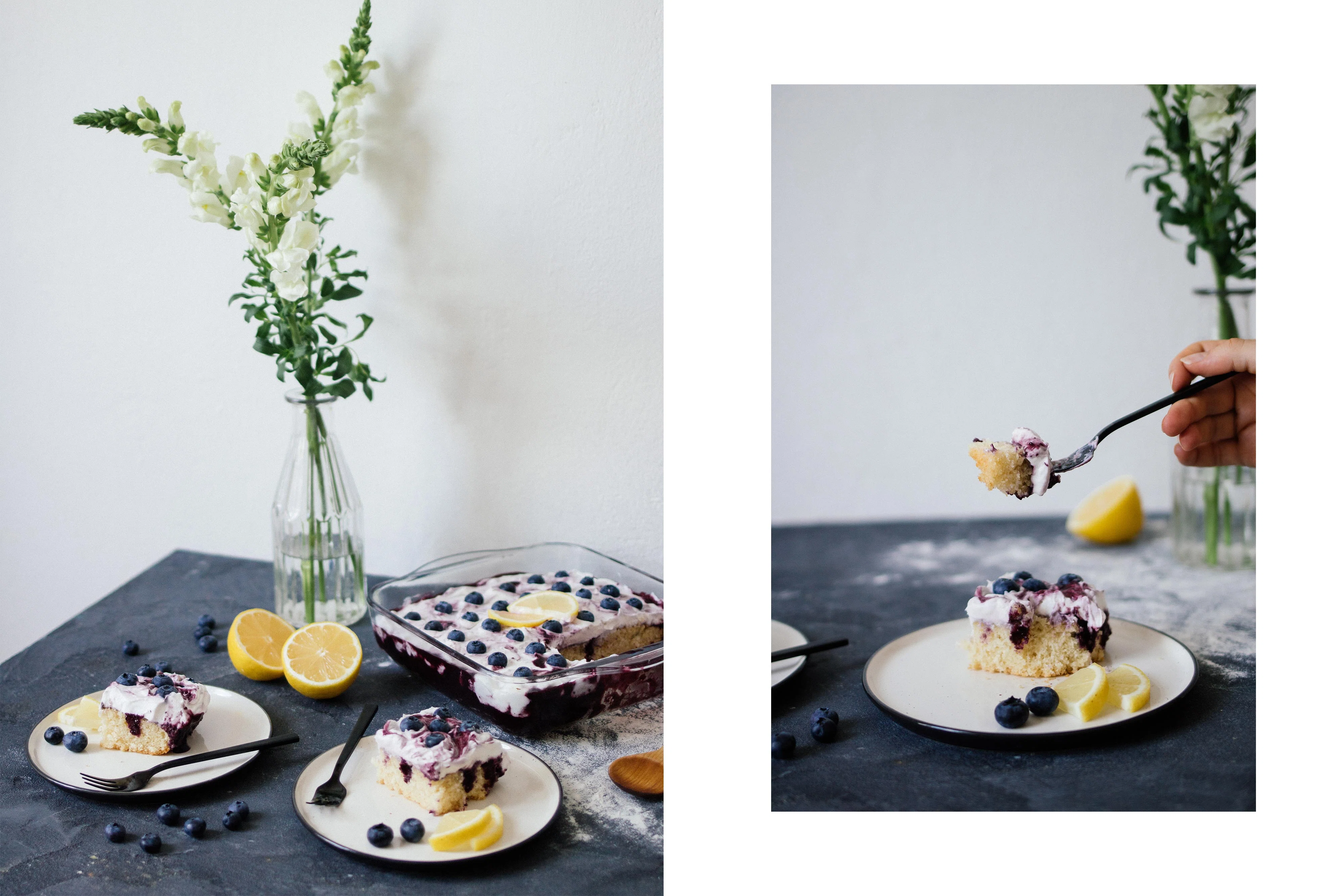 R297 1 dough, 3 desserts: Vegan poke cake, lemon muffins & lava cake