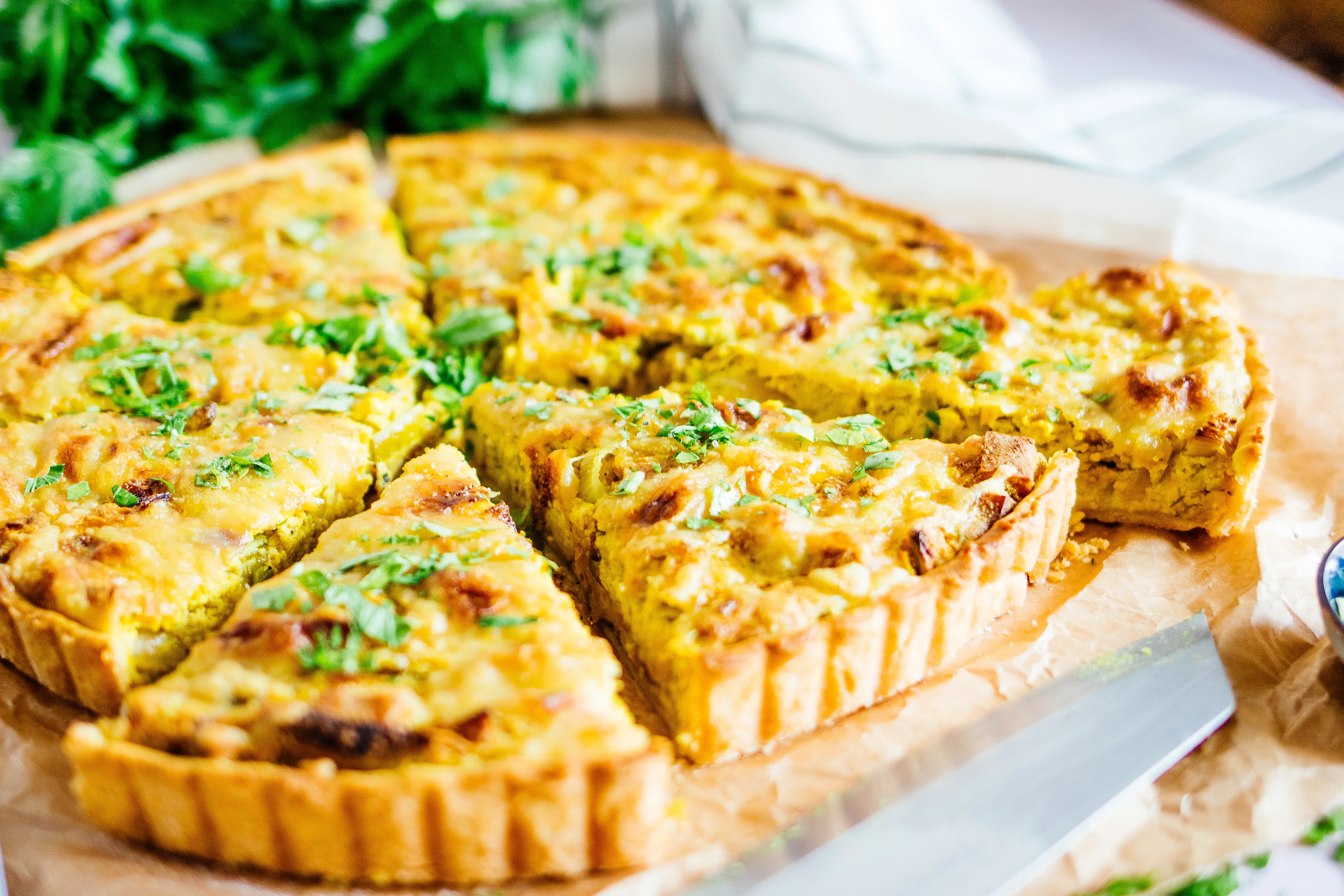 R45  Vegan Quiche Lorraine