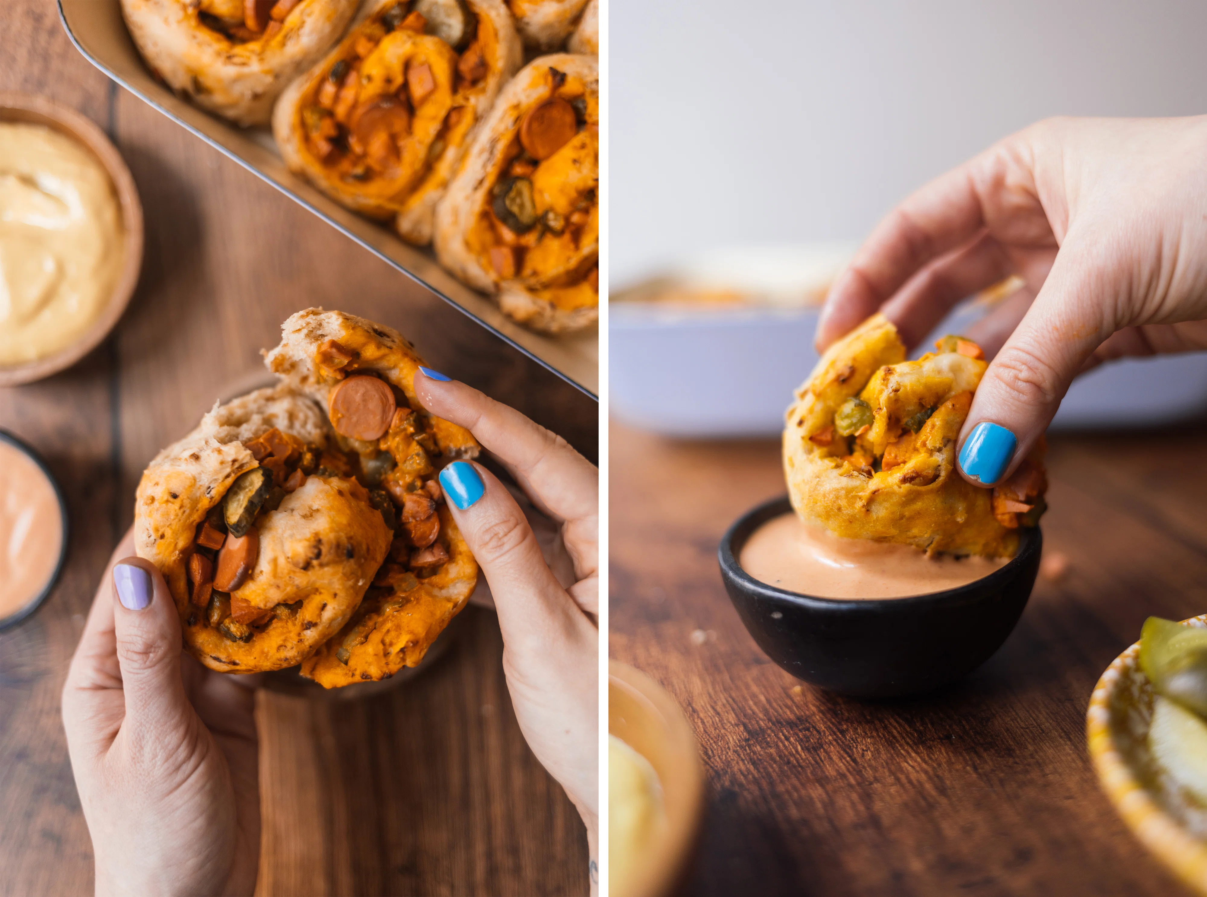 R825 Vegan Hot Dog Buns