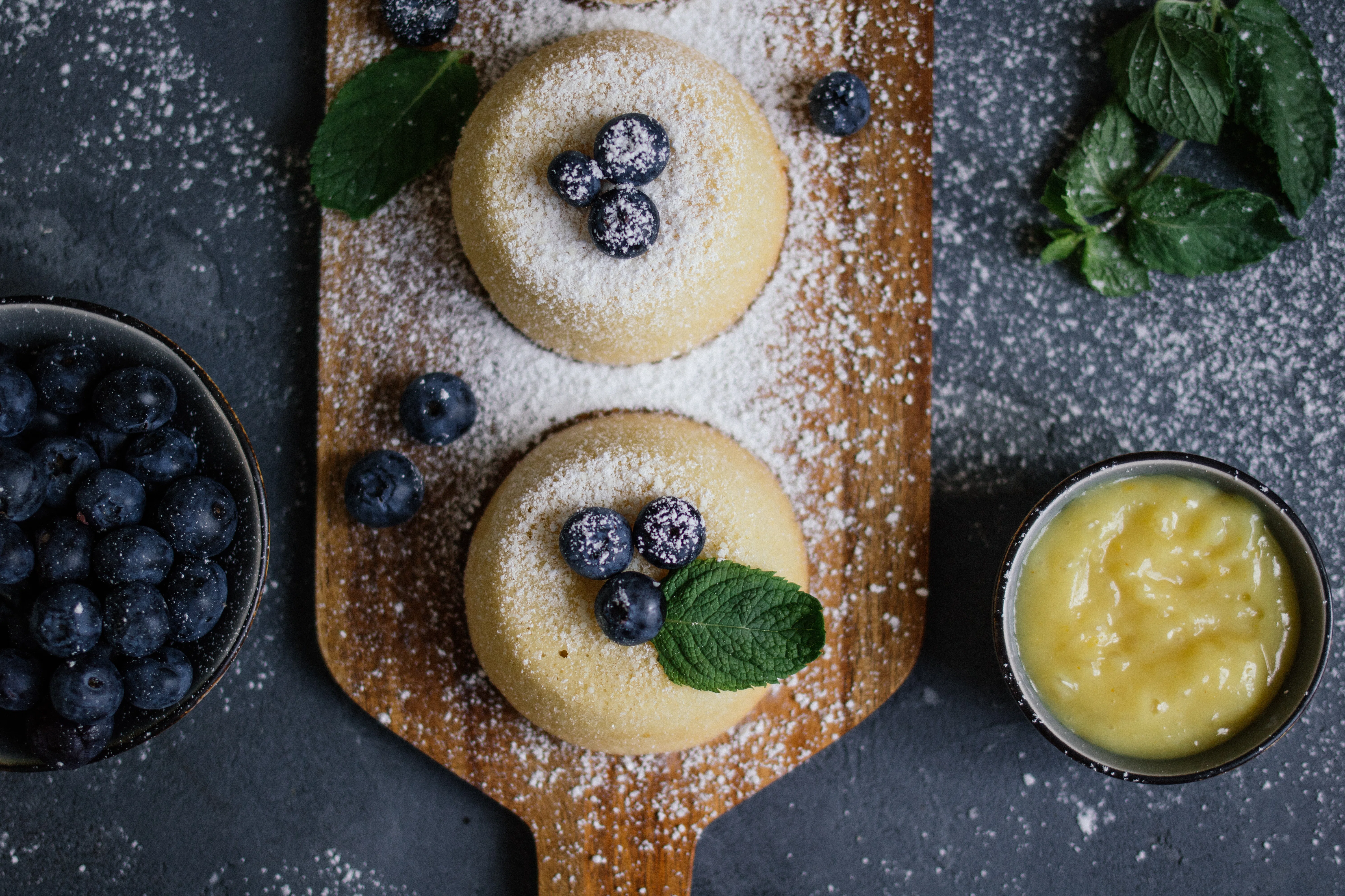 R297 1 dough, 3 desserts: Vegan poke cake, lemon muffins & lava cake