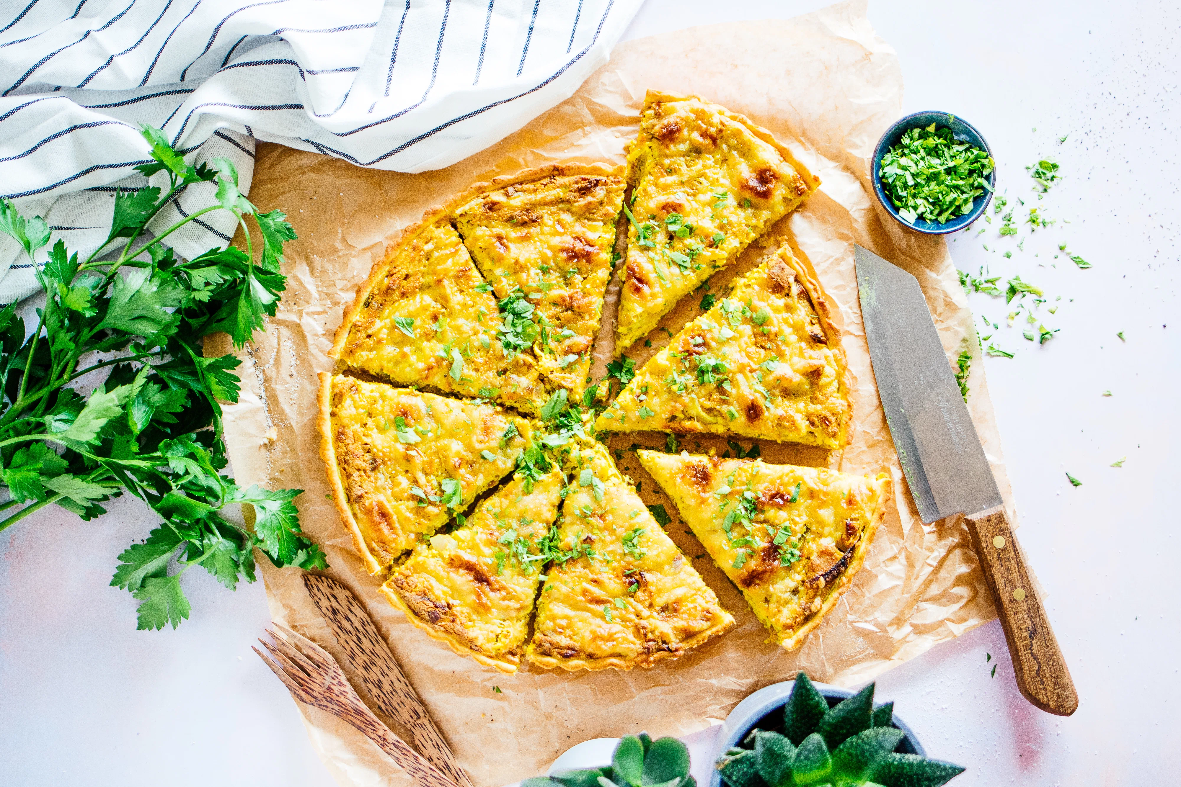 Vegan Quiche Lorraine