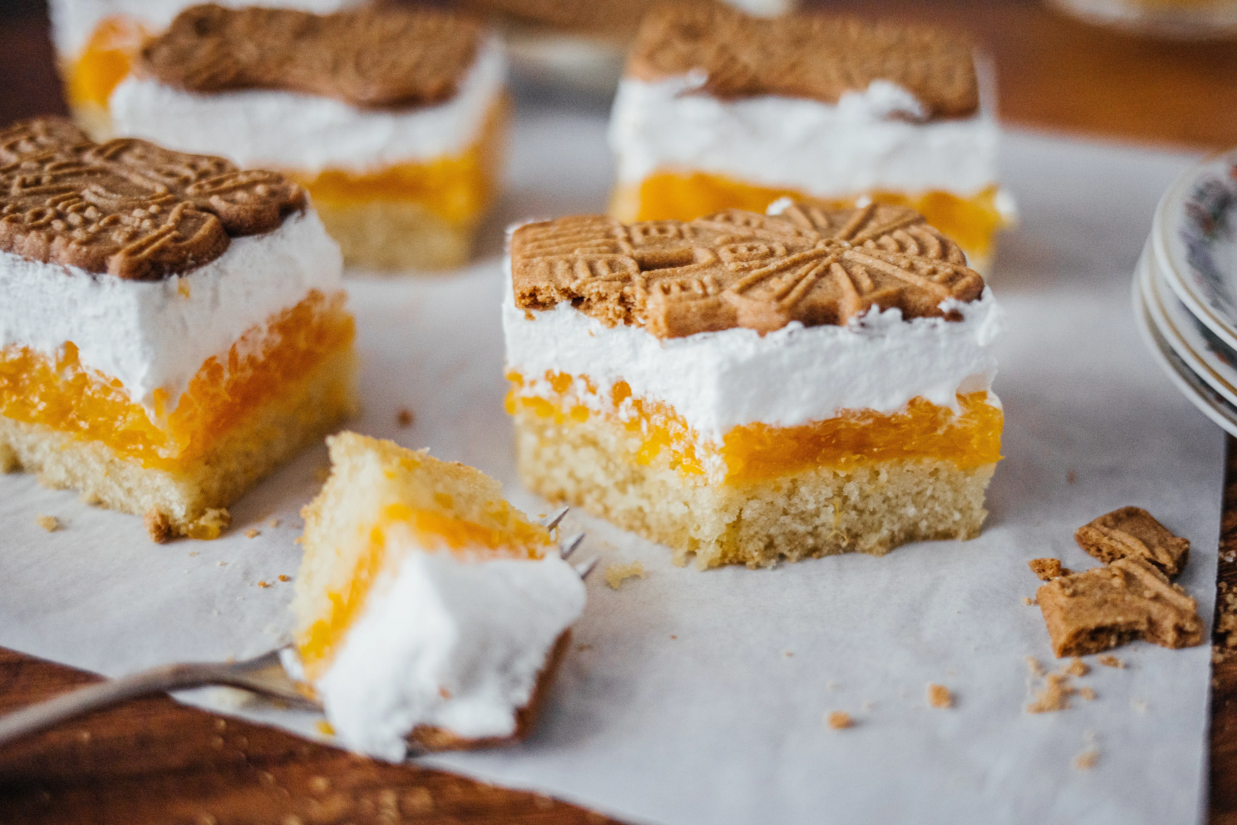 Vegan Speculoos Tangerine Cake