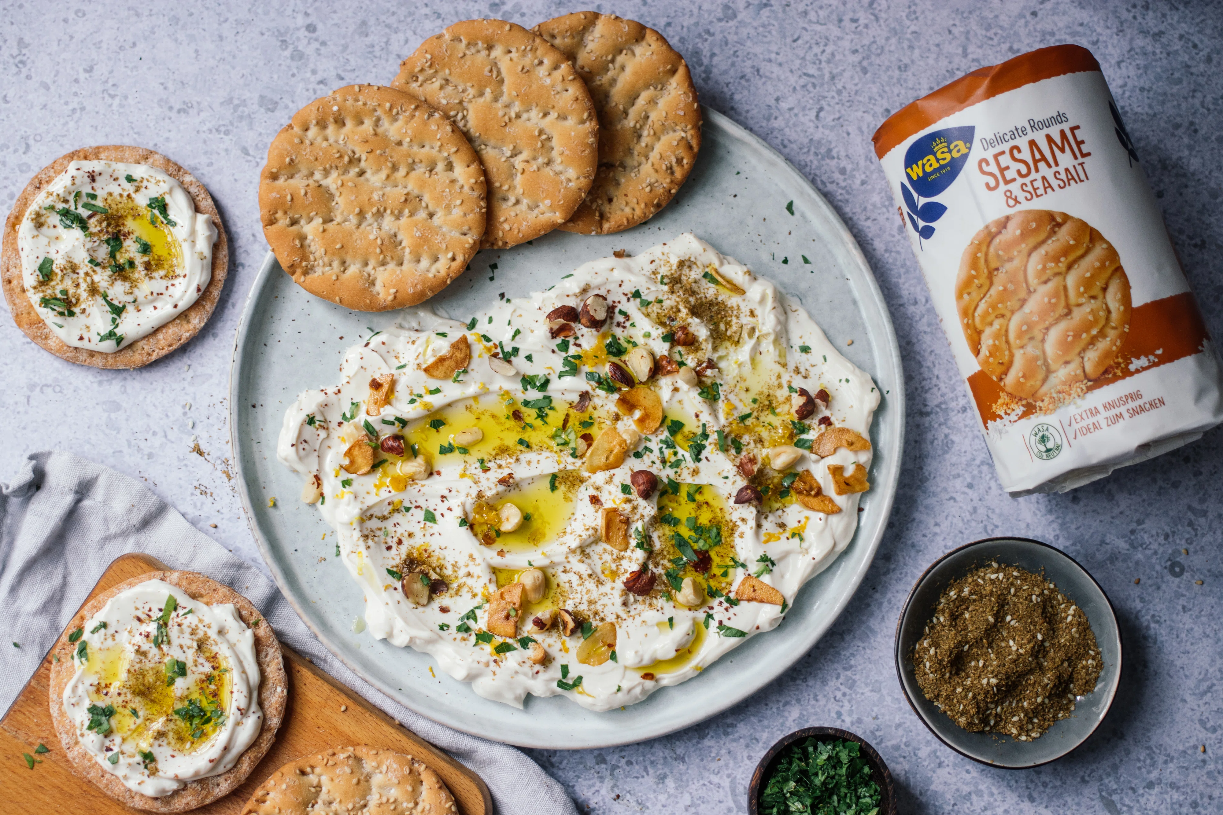 R576 Oven Roasted Vegetables with Vegan Labneh