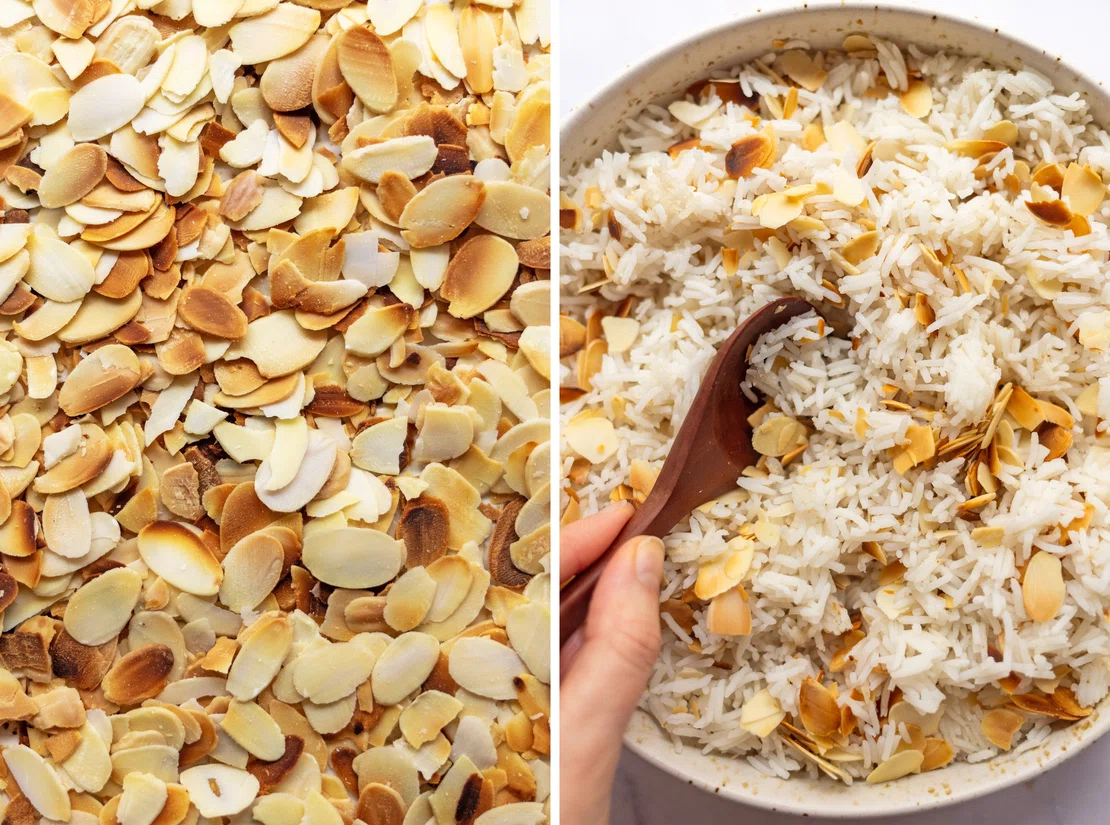 Vegane Ente mit Orangensoße und Mandelreis | Rezept - Zucker&amp;Jagdwurst