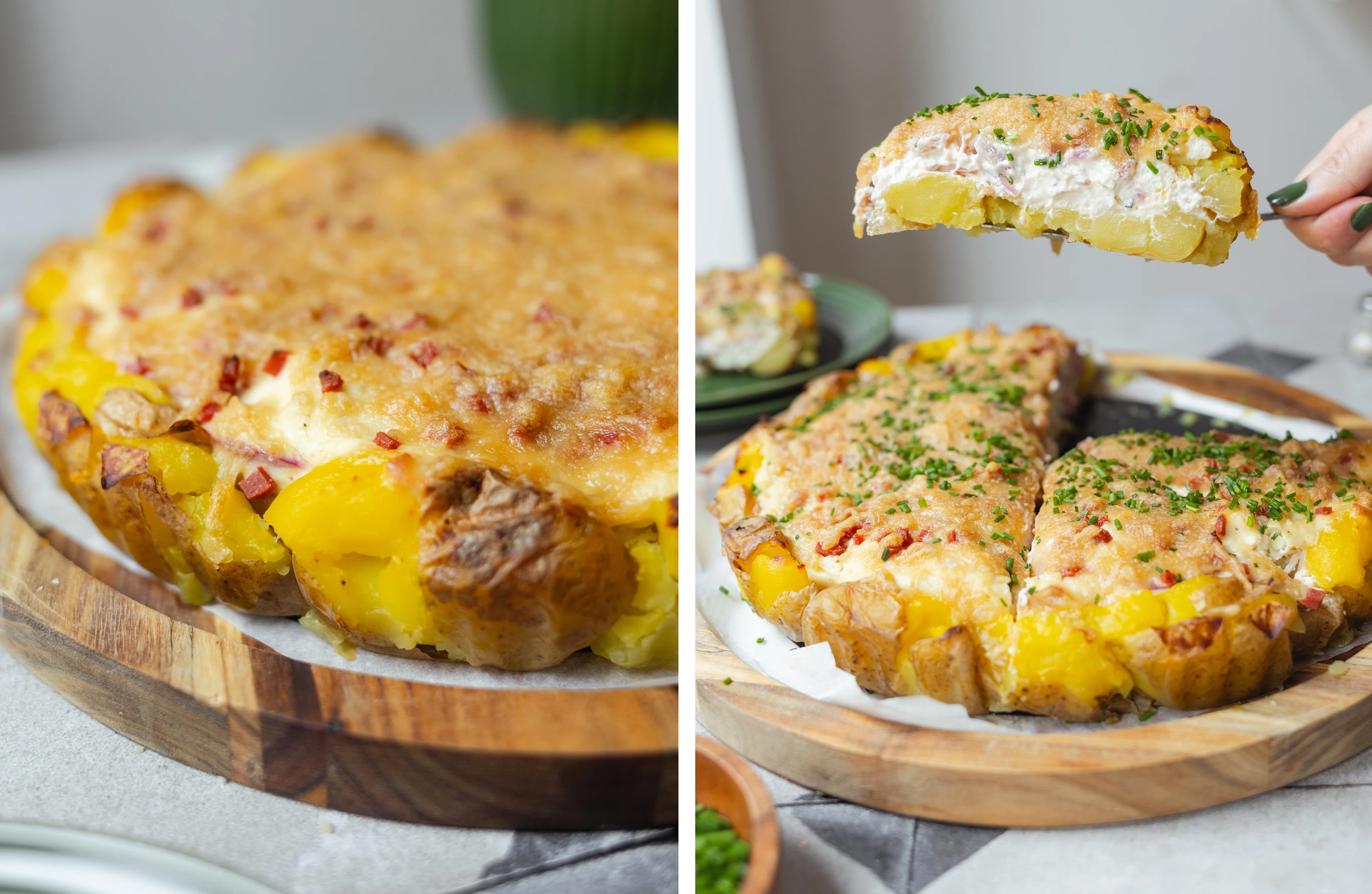 R956 Smashed Potato Onion Tarte