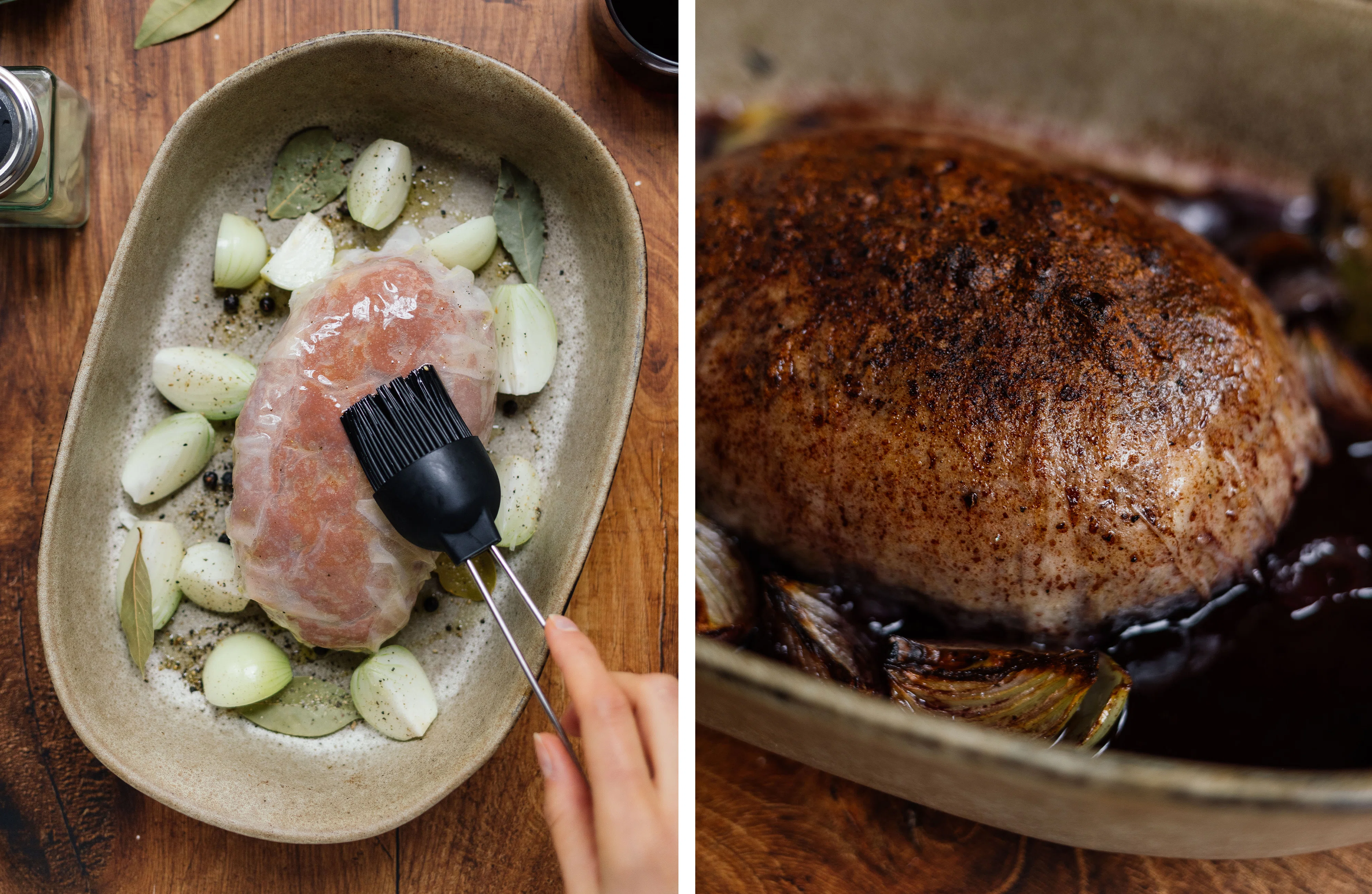 R829 Seitan Roast with vegan Gravy and Christmas Side Dishes