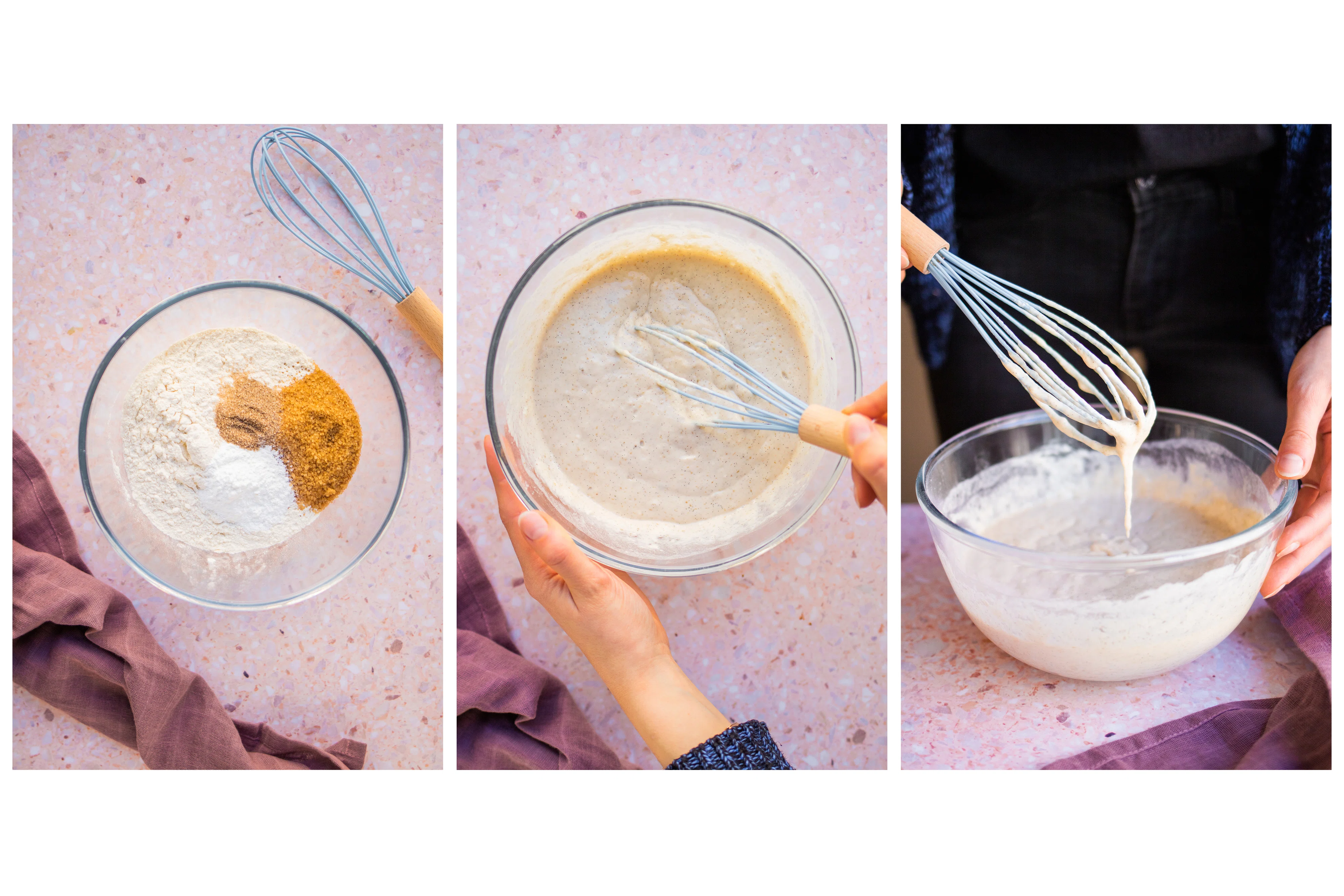 R164 Vegane Vanillewaffeln mit Rhababer Kompott