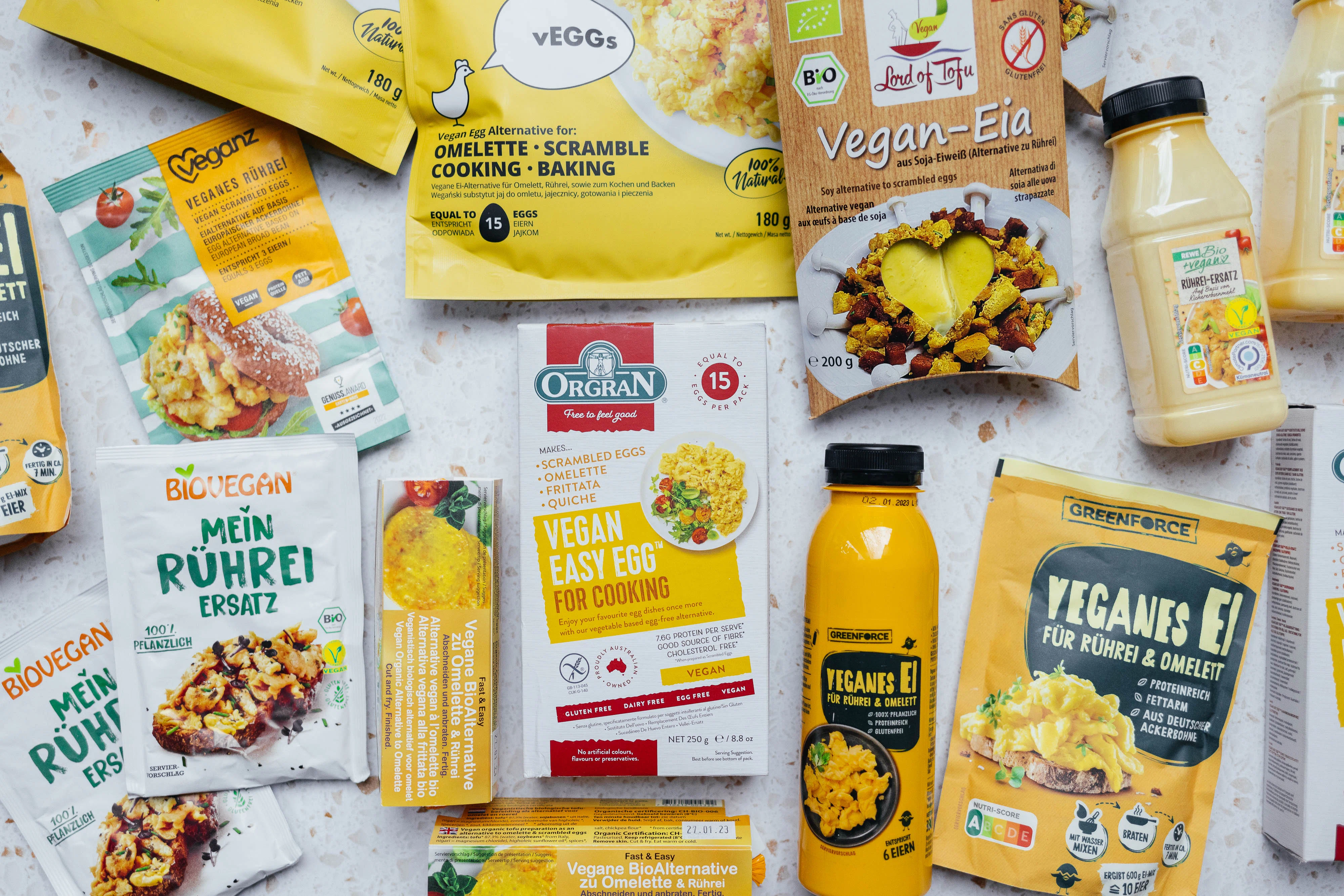 Shopping Guide: Plant-Based Scrambled Egg from German Supermarkets