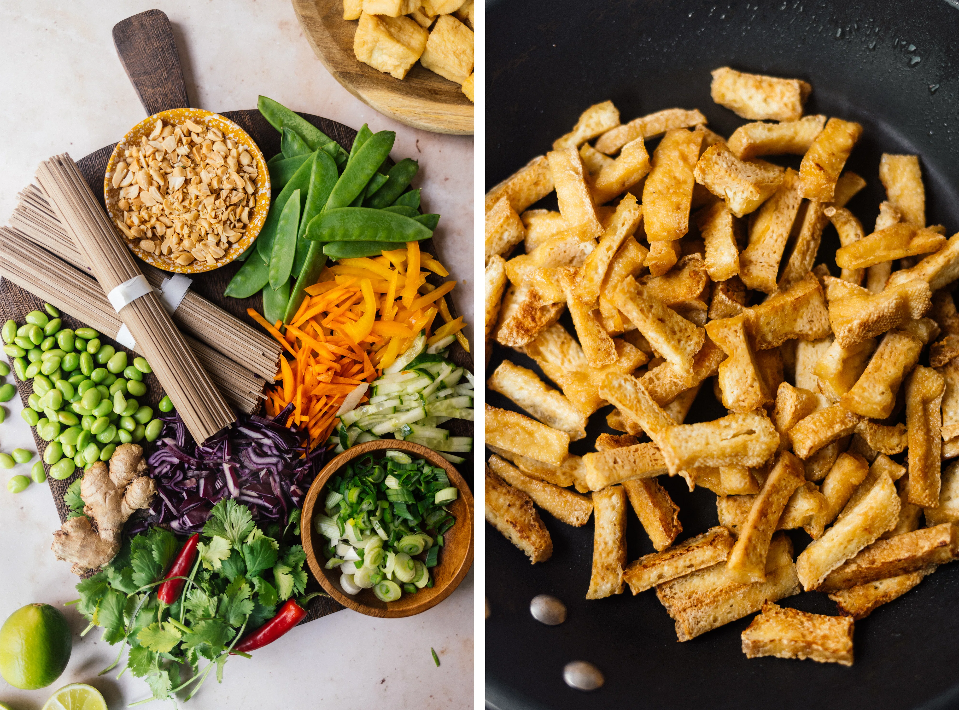 R826 Vegan Soba Noodle Summer Roll Salad