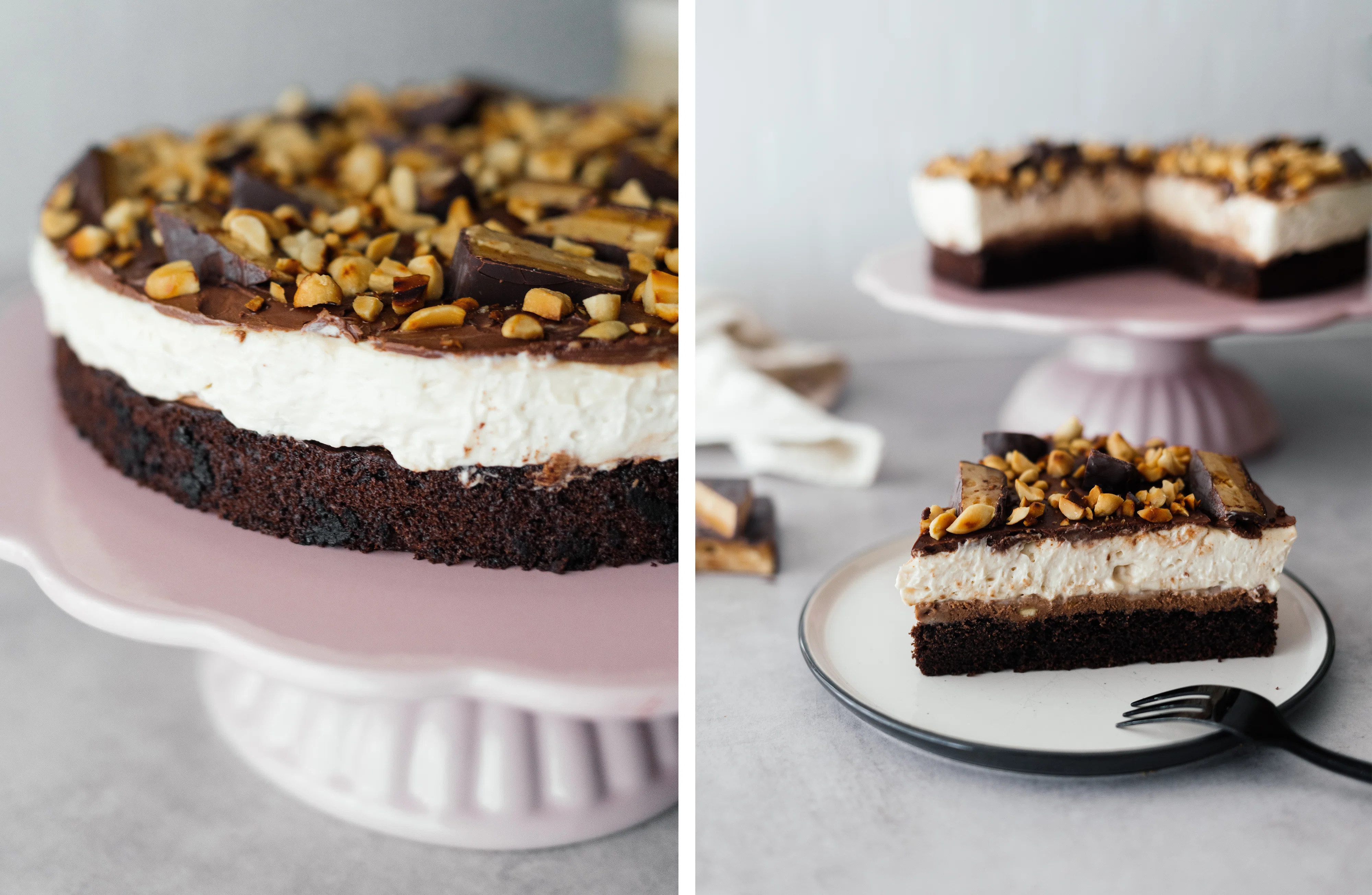 R765 Vegan Snickers Cake