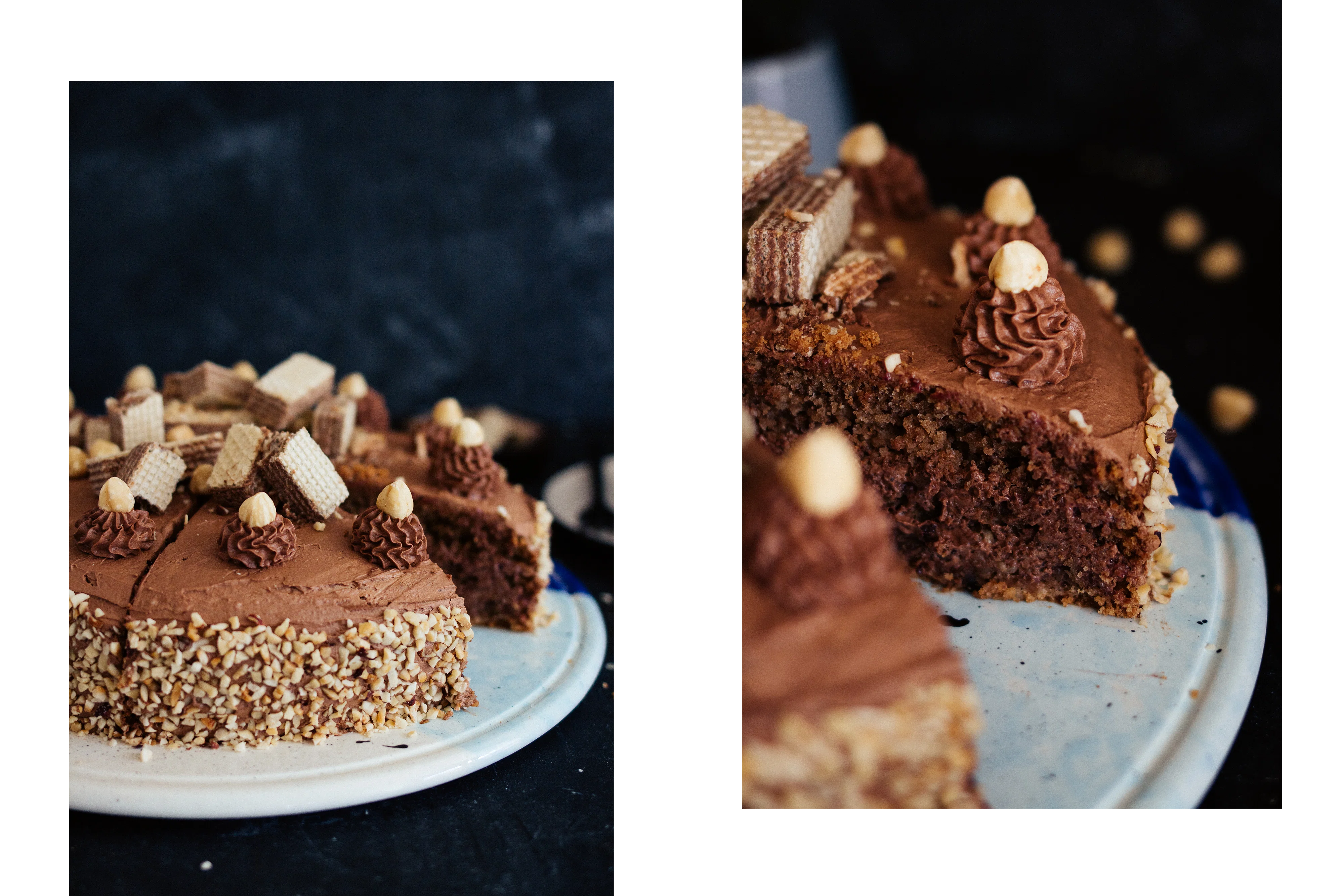R541 Vegan Wholegrain Hazelnut Cake